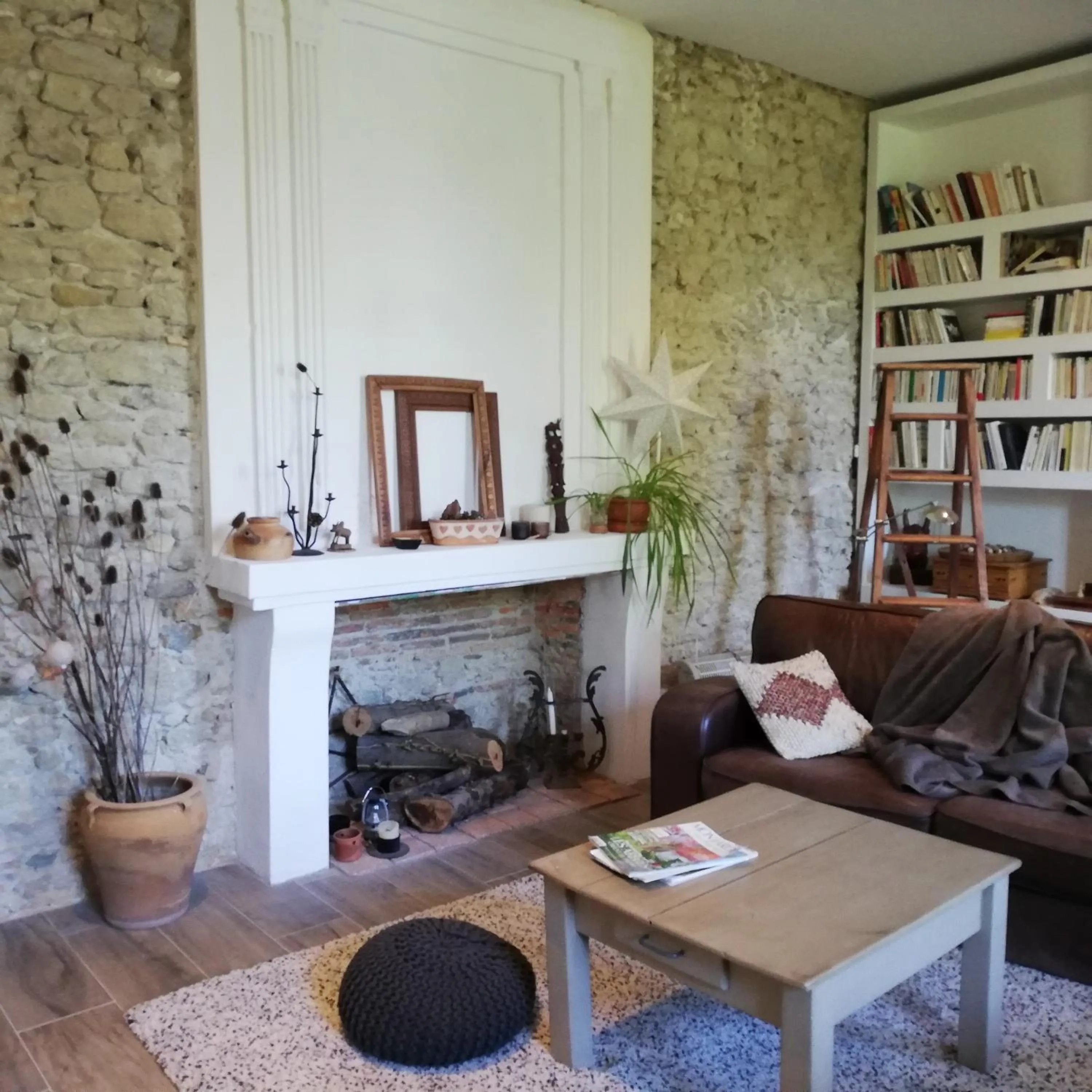Living room in Au Logis de la Mongie