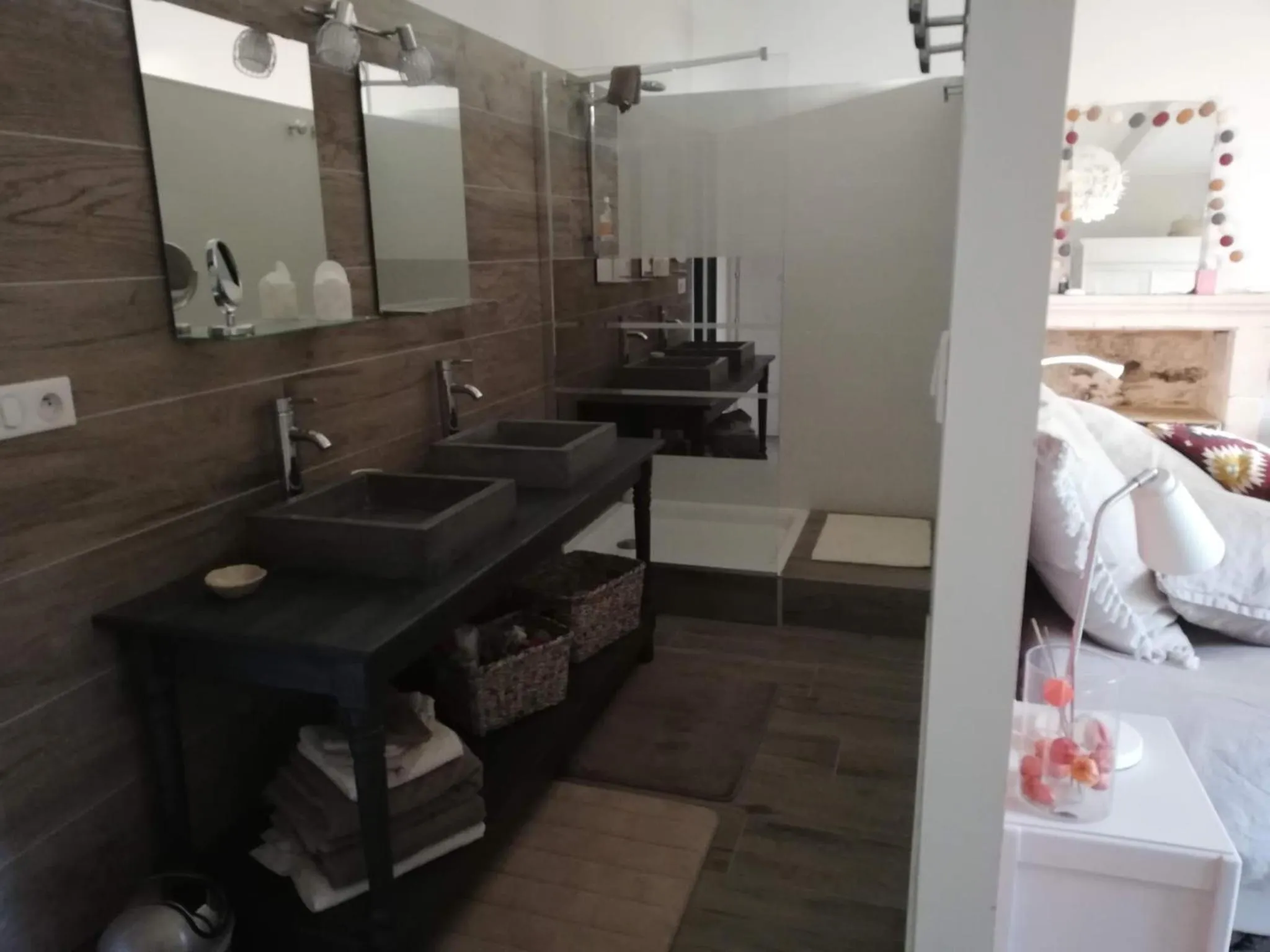 Bathroom in Au Logis de la Mongie