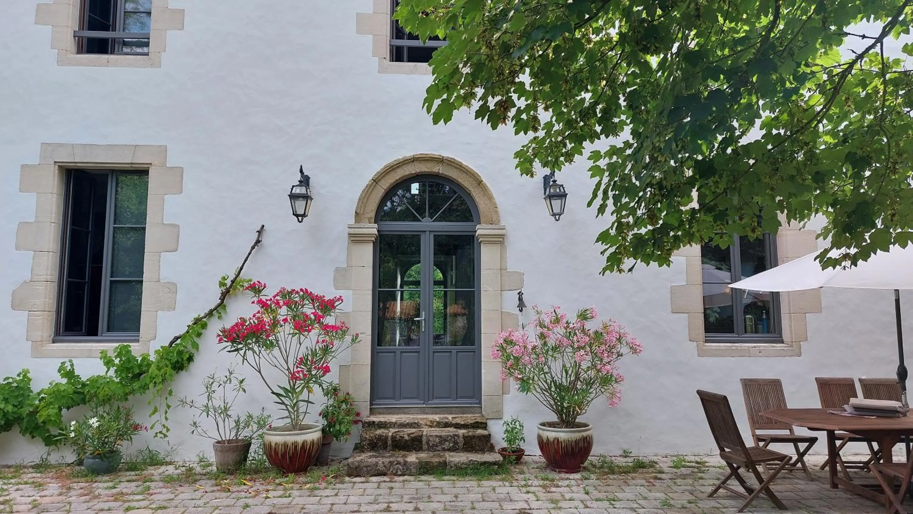 Patio in Au Logis de la Mongie