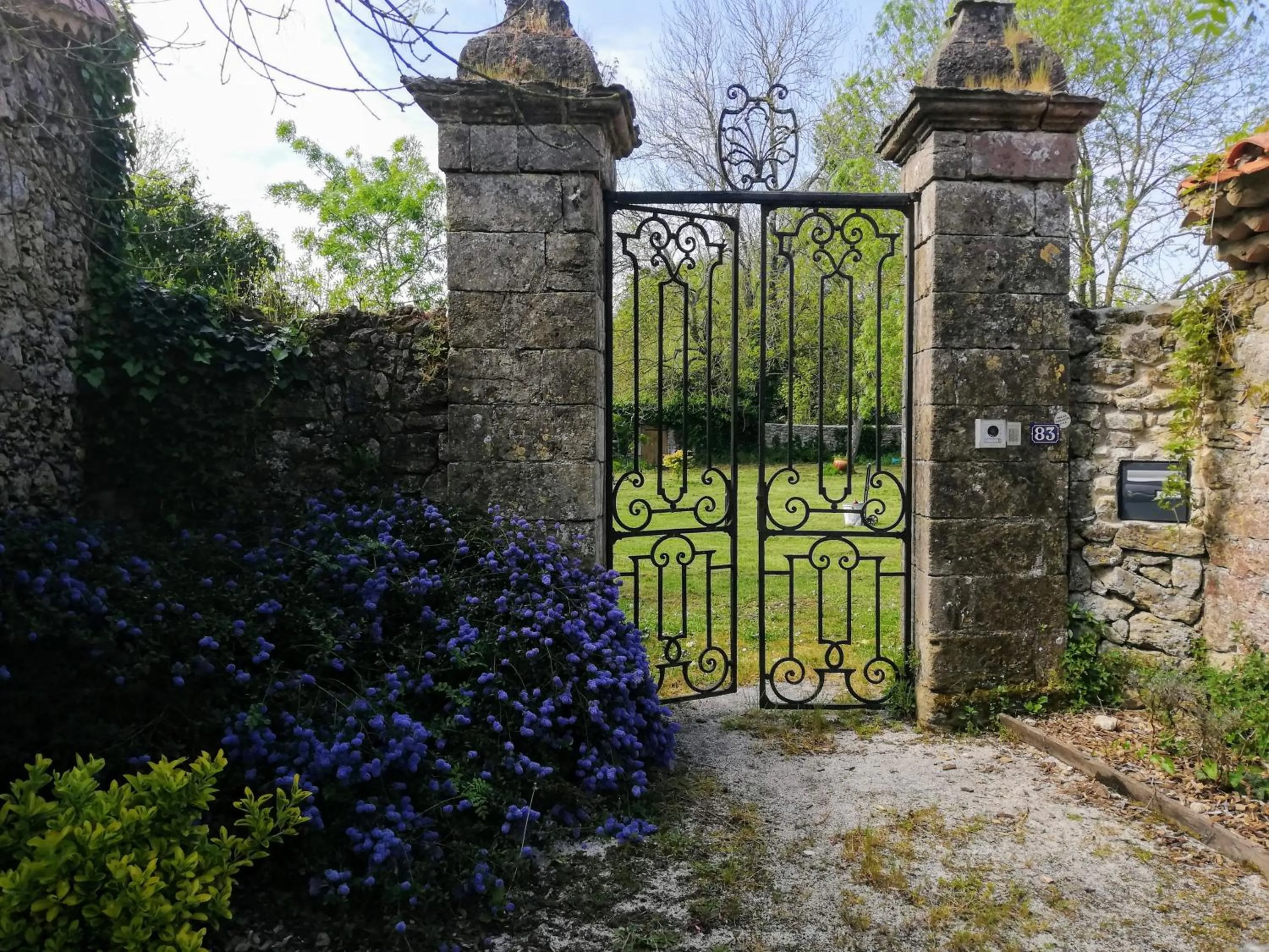 Garden in Au Logis de la Mongie