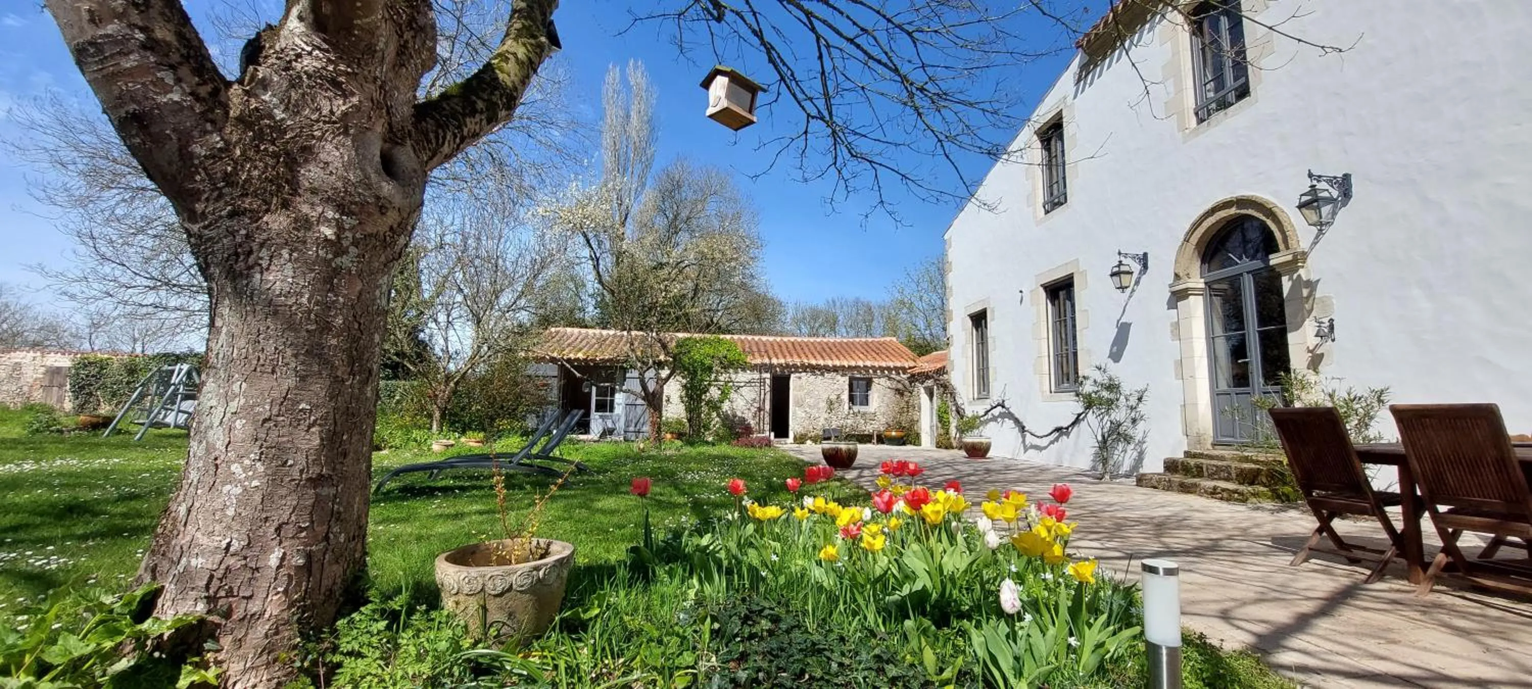 Patio in Au Logis de la Mongie