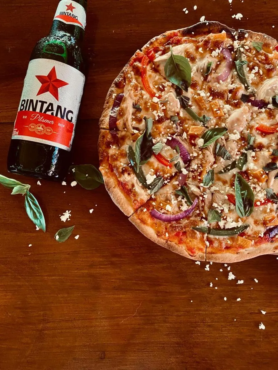 Food and drinks in Ombak Resort at Ekas , a luxury surf and kite destination, Close to Inside Ekas beach