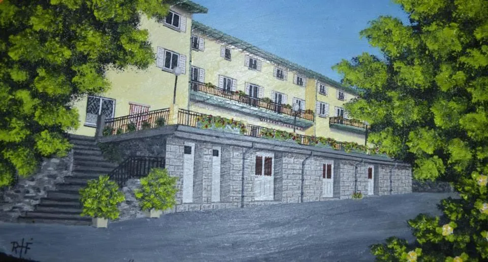 Property building in Hotel Ristorante Gusana