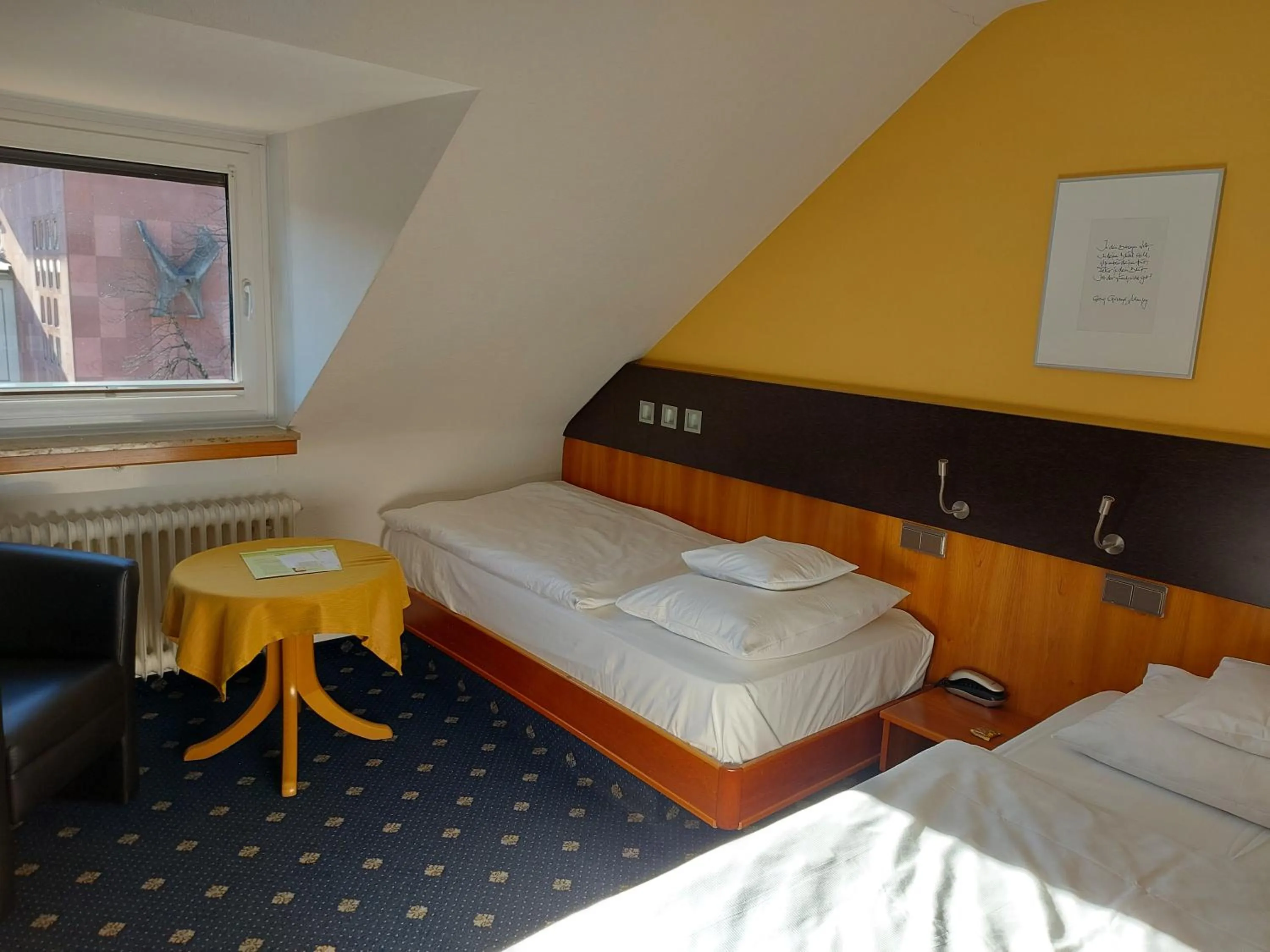 Bed in Park Hotel Post