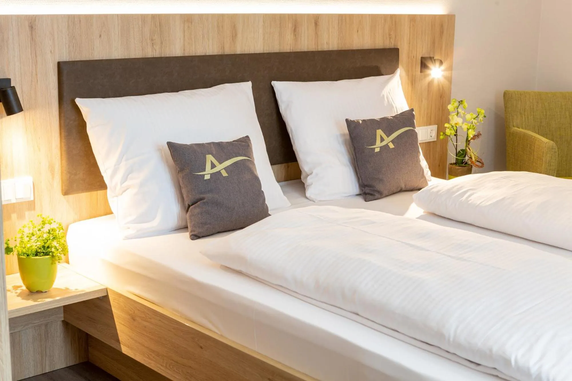 Bed in Aparthotel Am Pfaffenstein