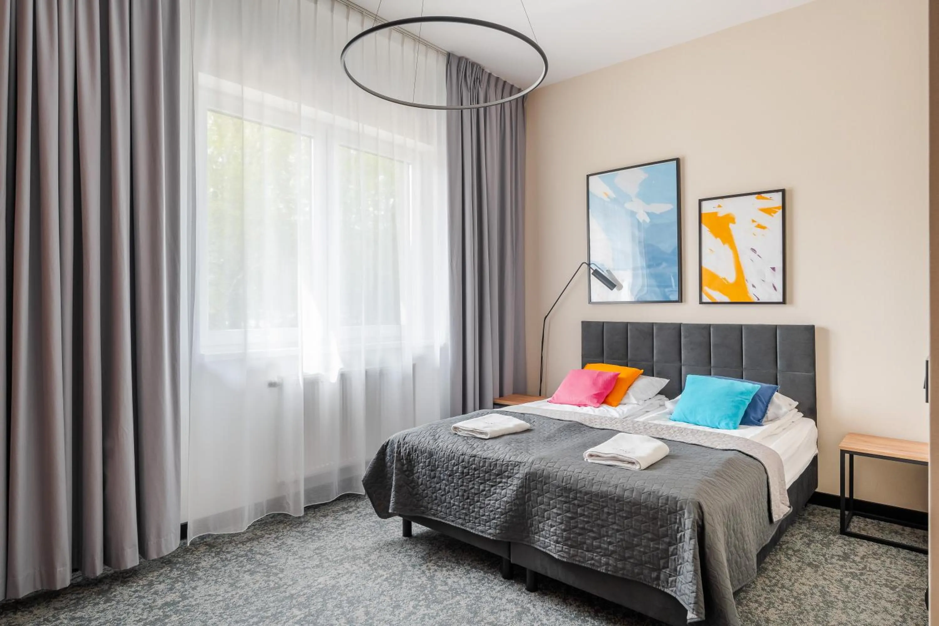 Bed in IND.U Apartamenty