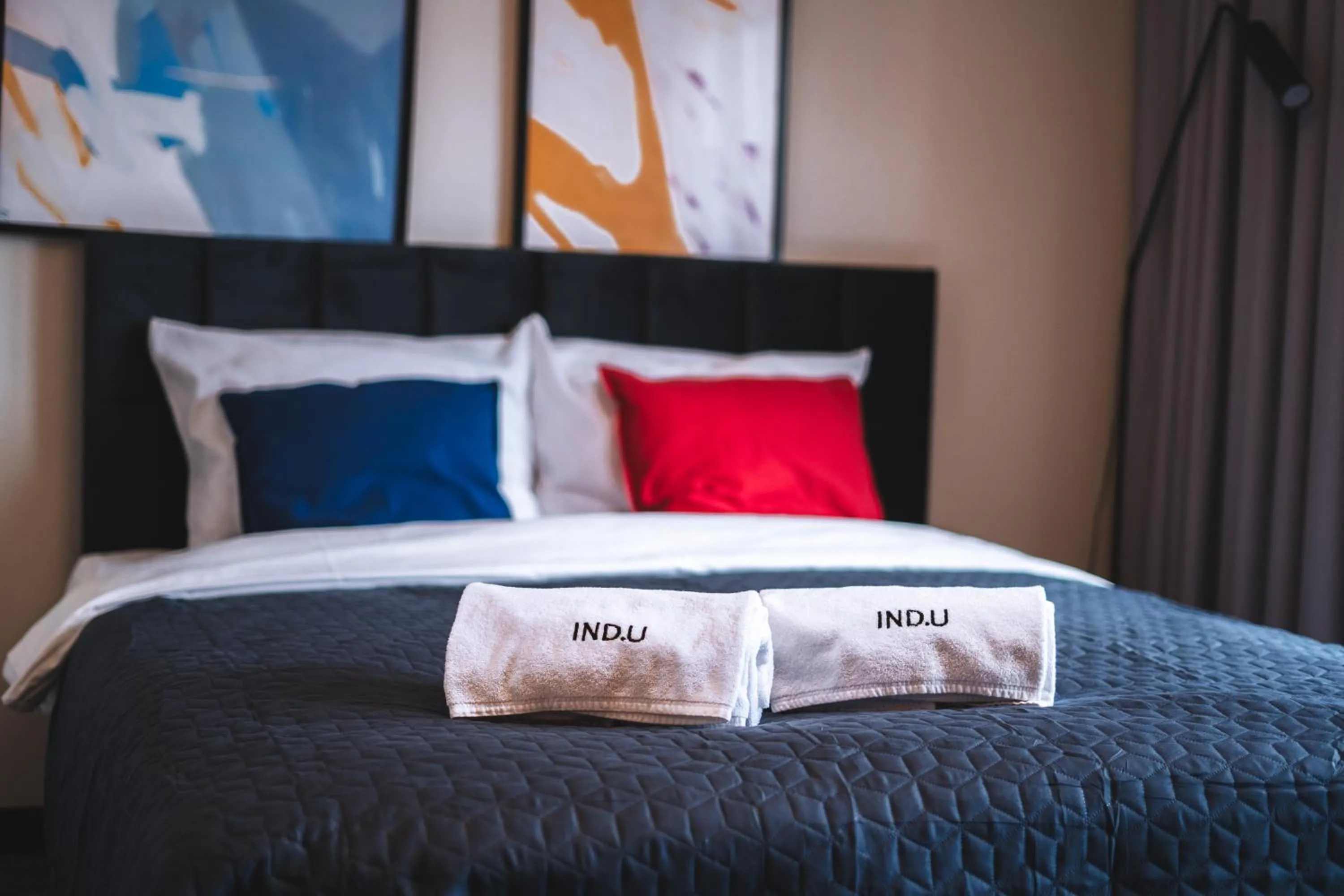 Bed in IND.U Apartamenty
