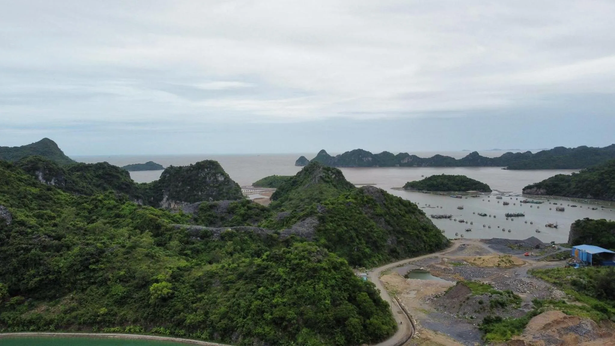 Bird's eye view in Tran Chau Garden Home