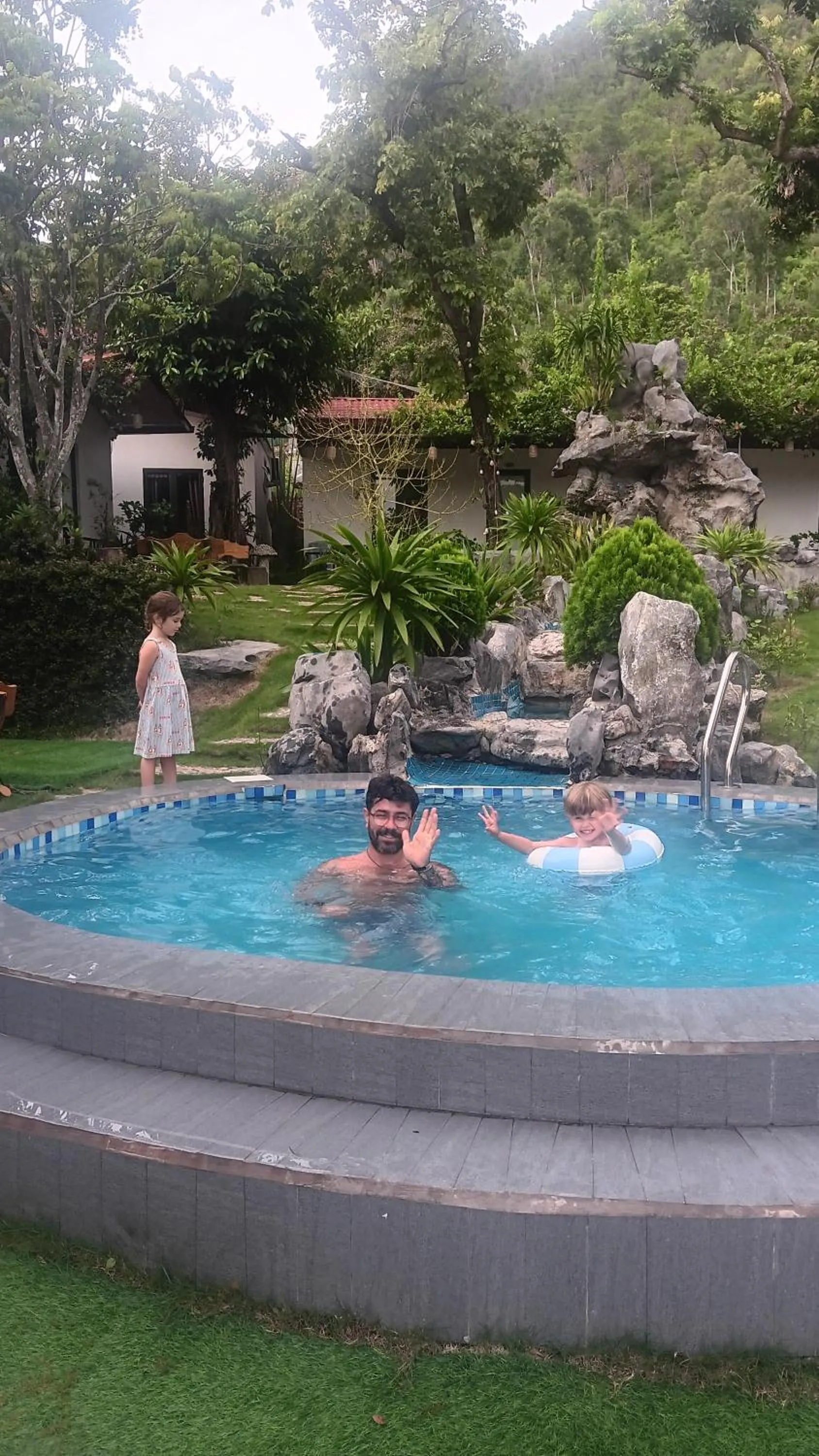 Pool view in Tran Chau Garden Home