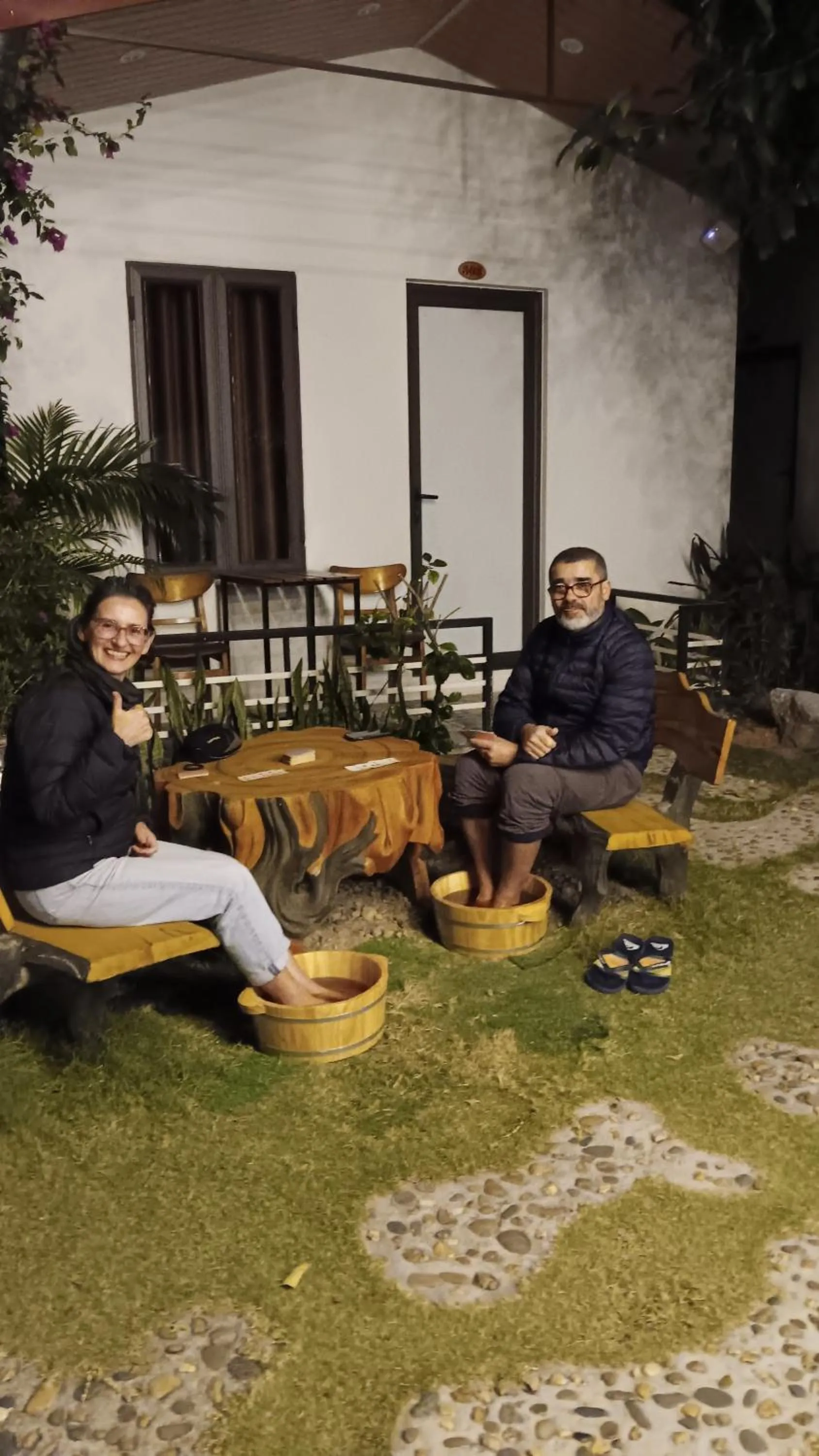 Seating area in Tran Chau Garden Home
