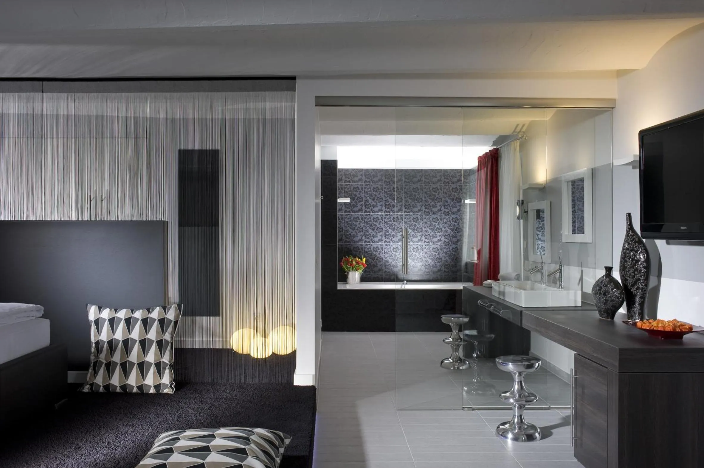 Living room, Bed in Romantik Jugendstilhotel Bellevue