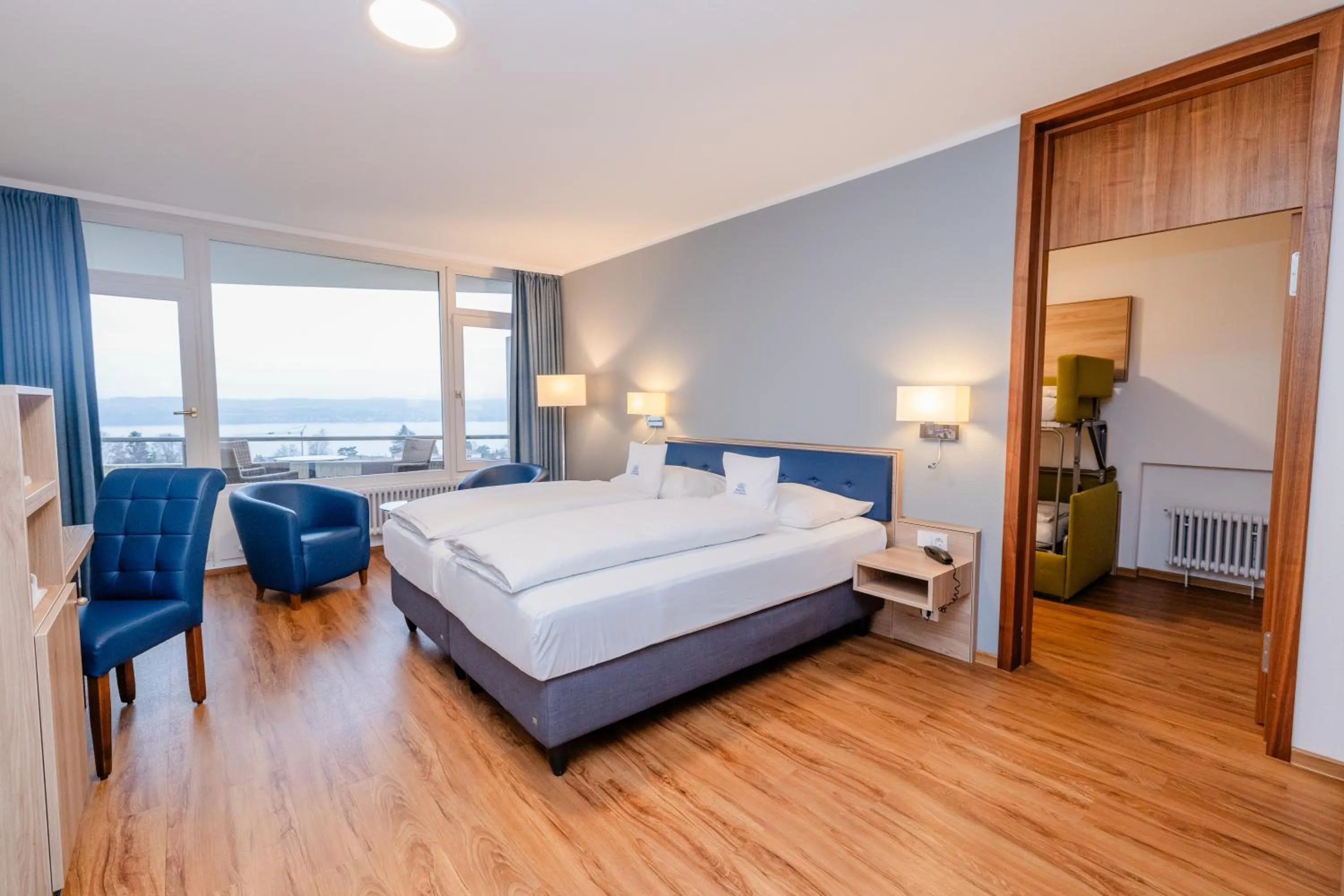 Photo of the whole room, Bed in Parkhotel St.Leonhard