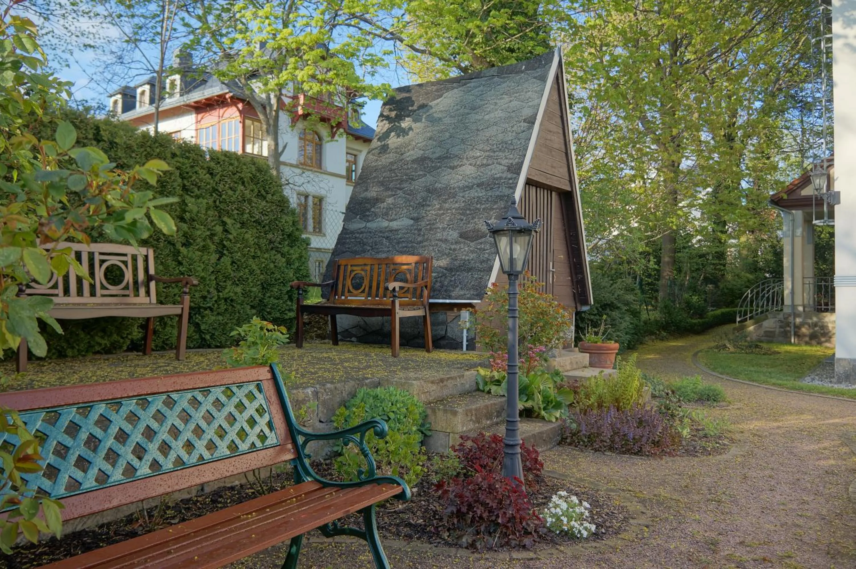 Garden in Hotel-Appartement-Villa Ulenburg