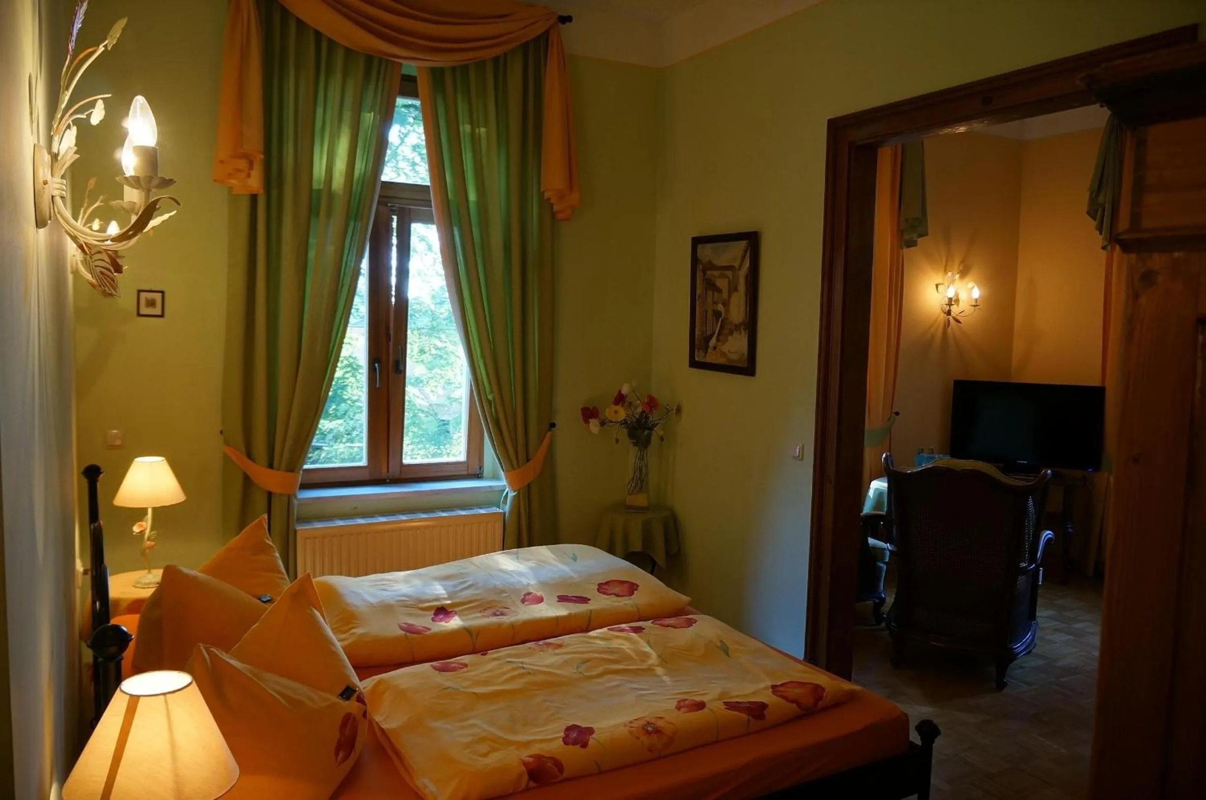 Day, Bed in Hotel Villa Herzog