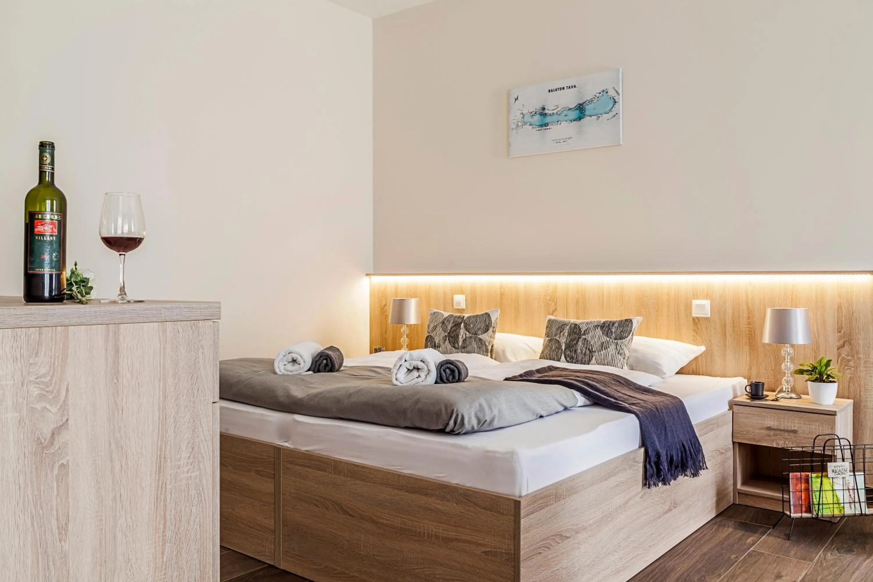 Bed in Pilger Apartments