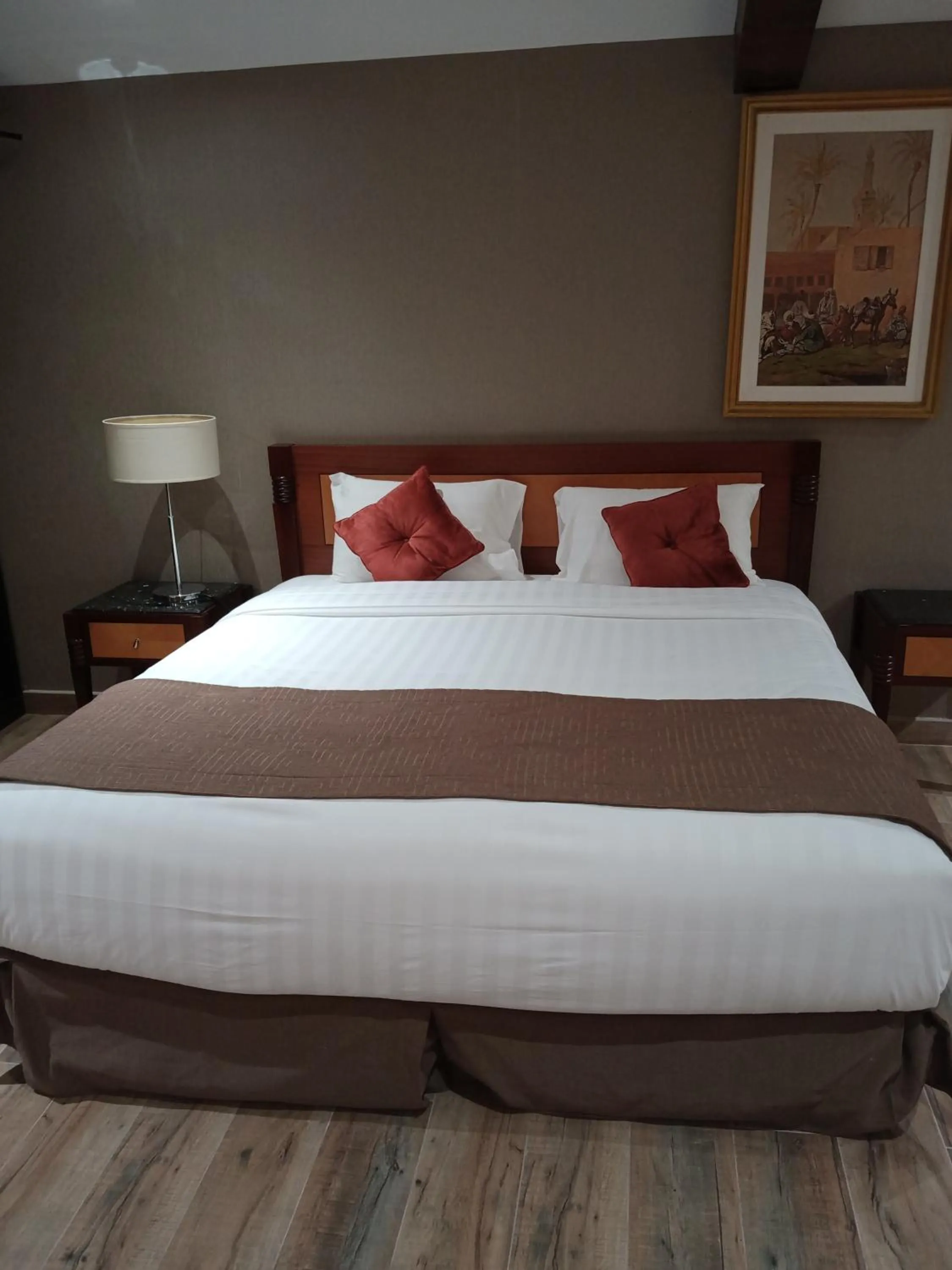 Bed in Desert Inn Resort and Camp