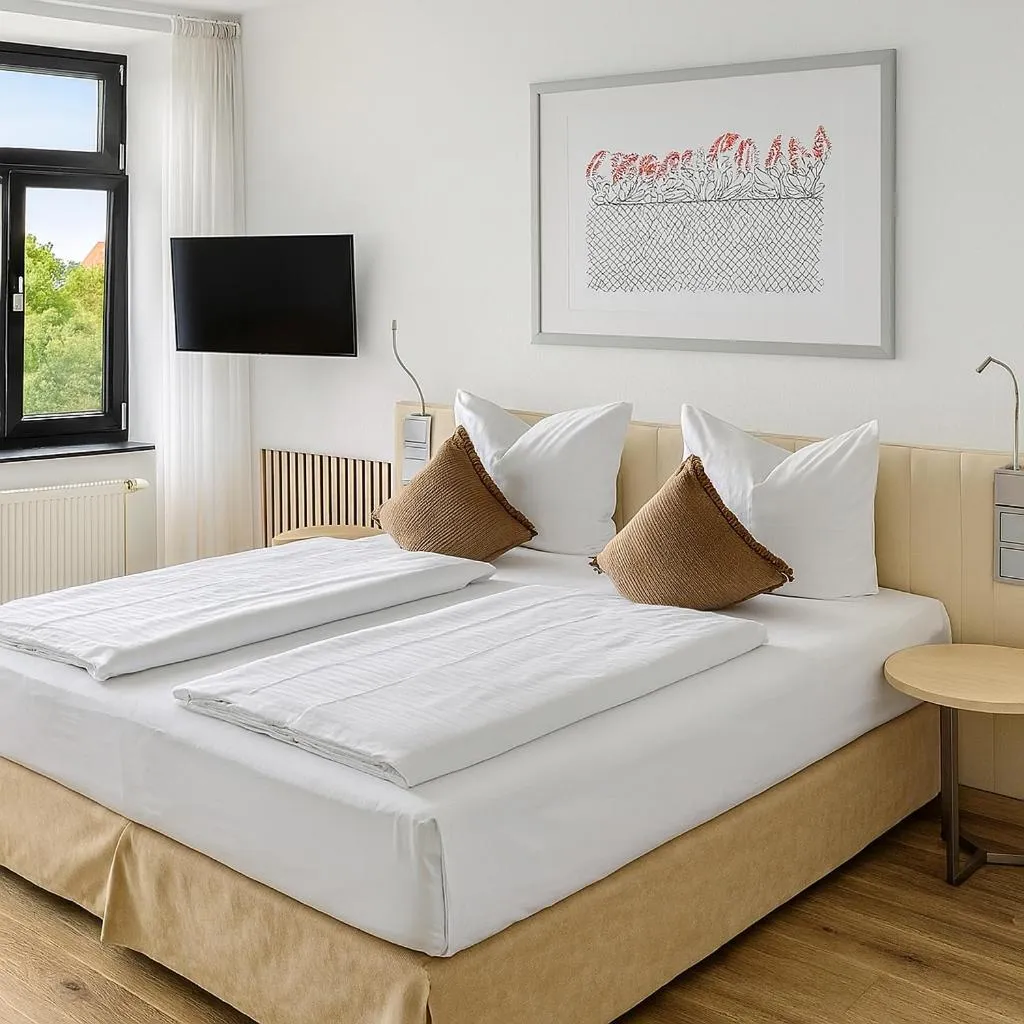 Photo of the whole room, Bed in Hotel Villa Noel am Hauptbahnhof