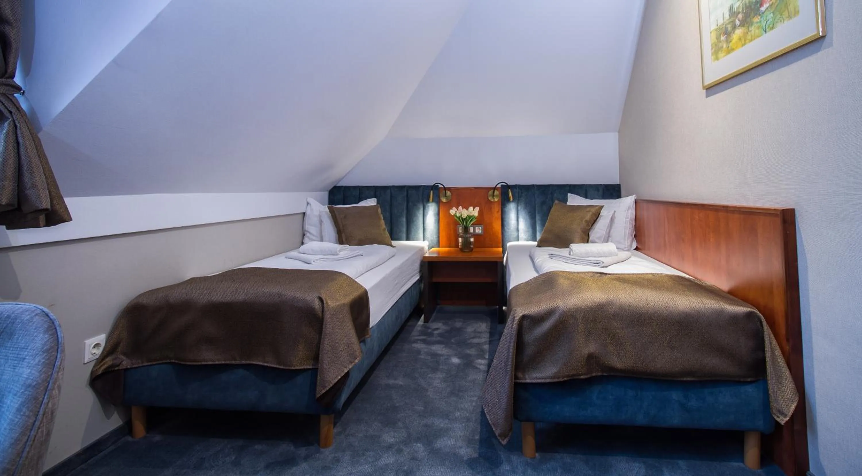 Bed in Hotel Gottwald