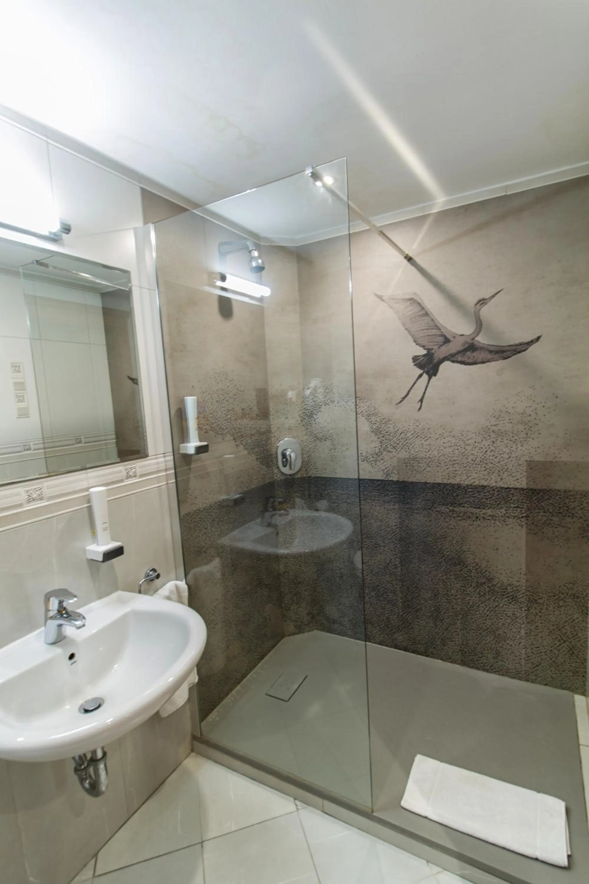 Shower in Hotel Gottwald