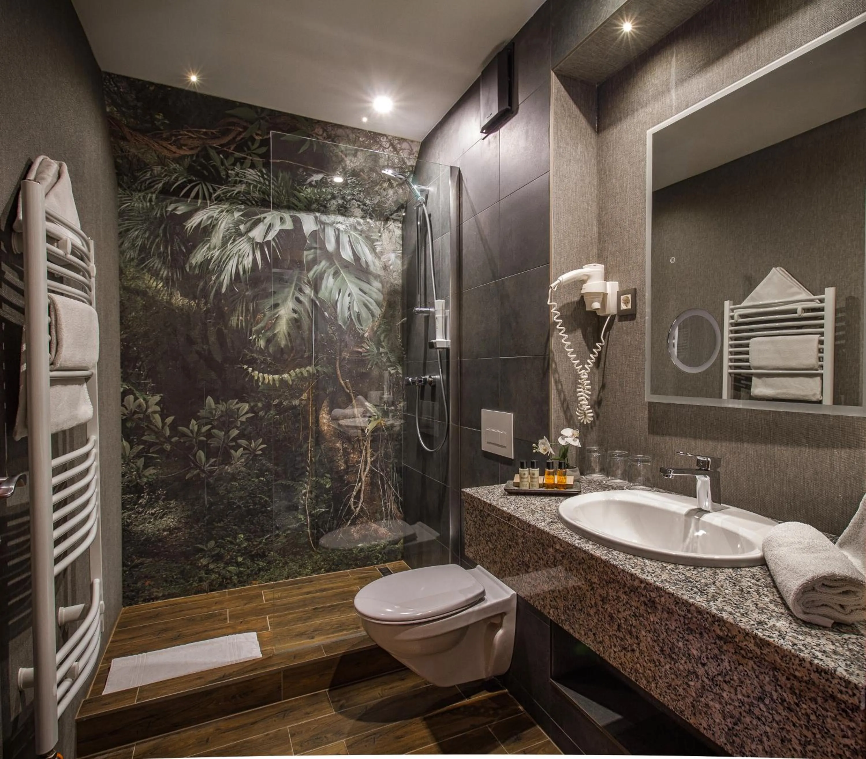 Shower in Hotel Gottwald