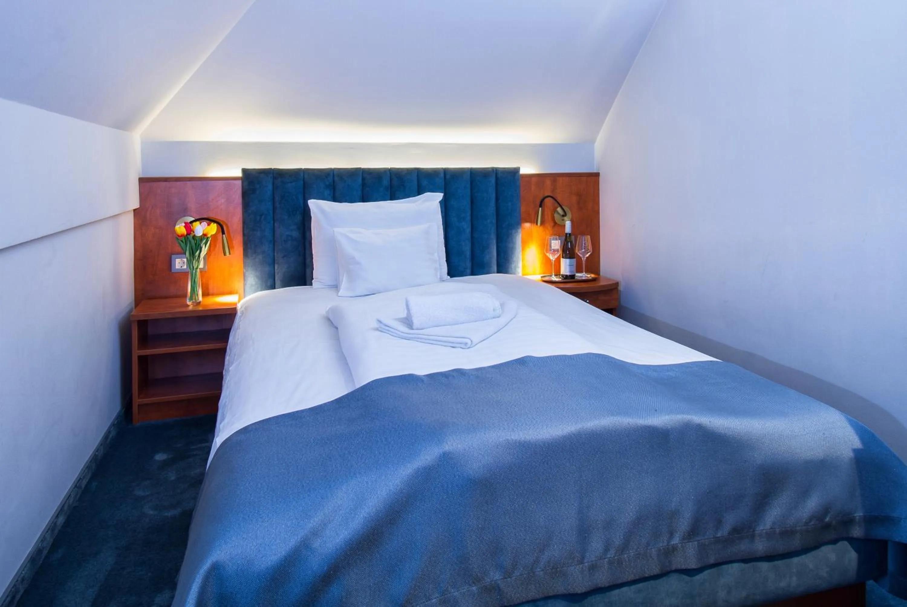 Living room, Bed in Hotel Gottwald