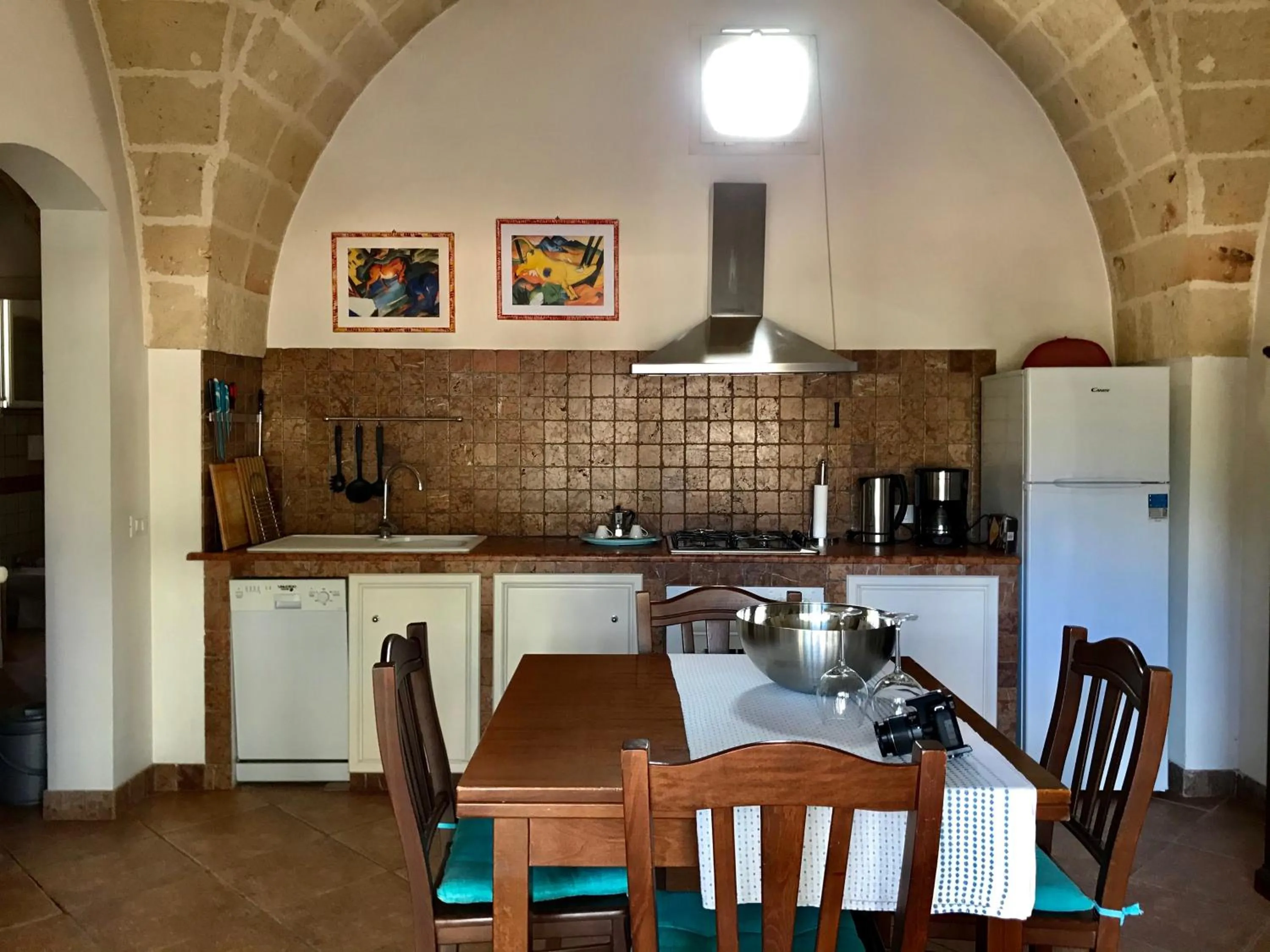 Kitchen or kitchenette in B&B TENUTA AGNUSDEI