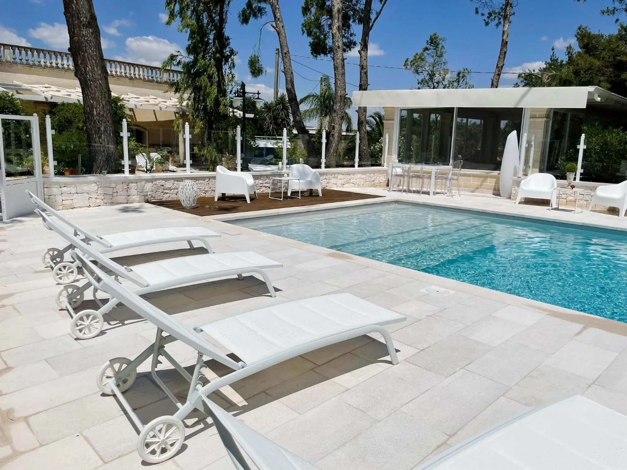 Pool view in B&B TENUTA AGNUSDEI