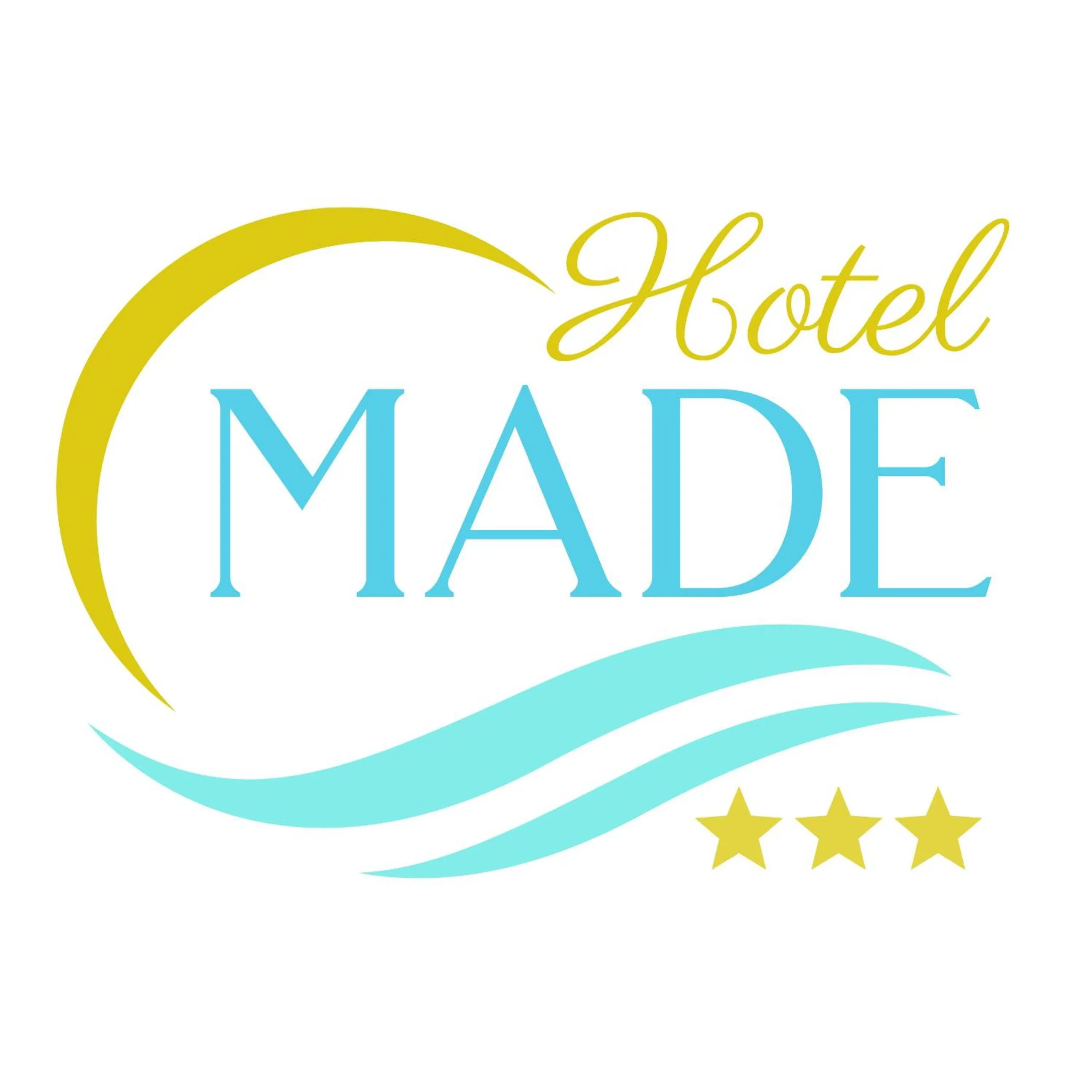 Property logo or sign in Hotel Made