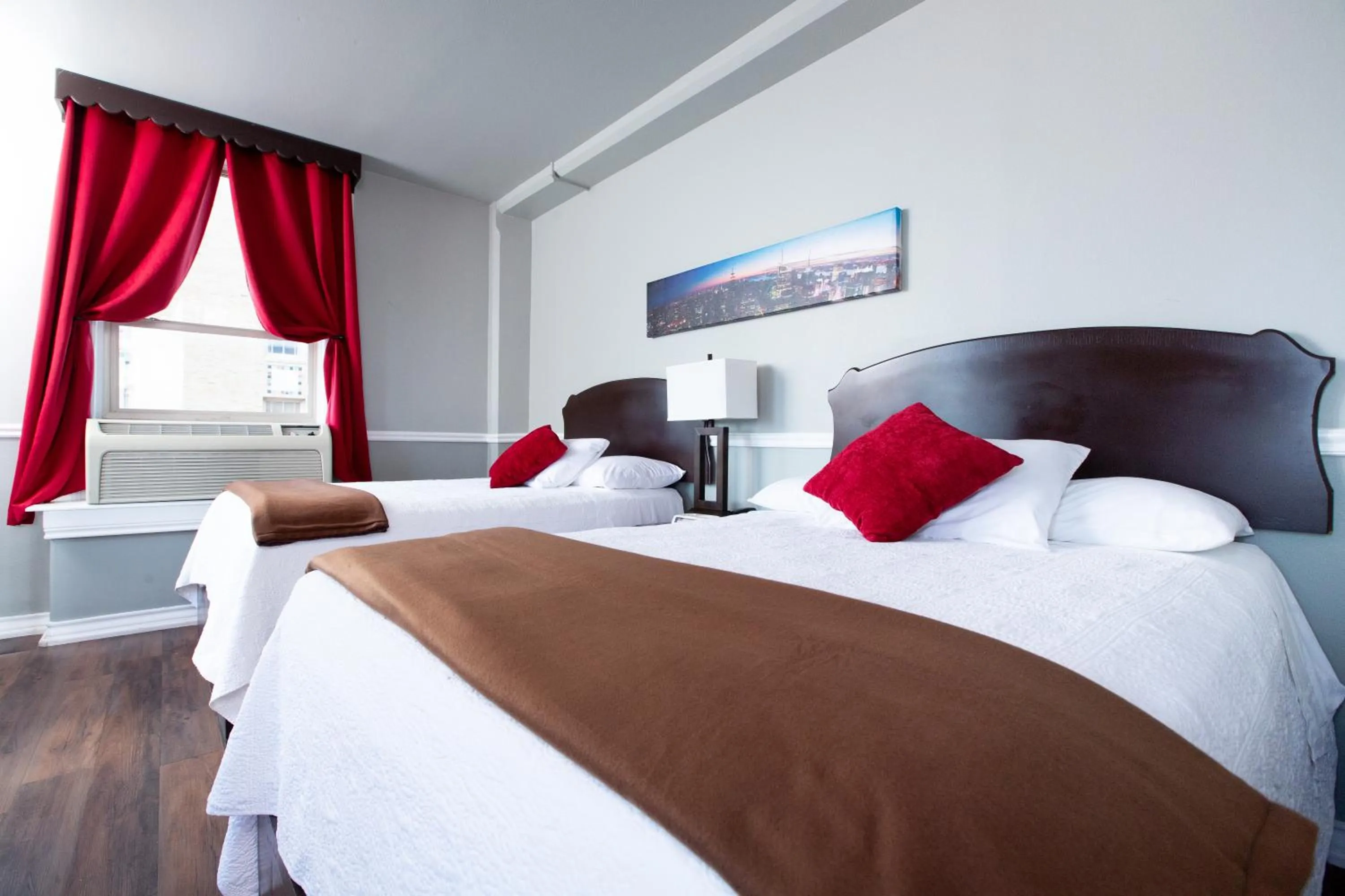 Bed in The Rialto Hotel