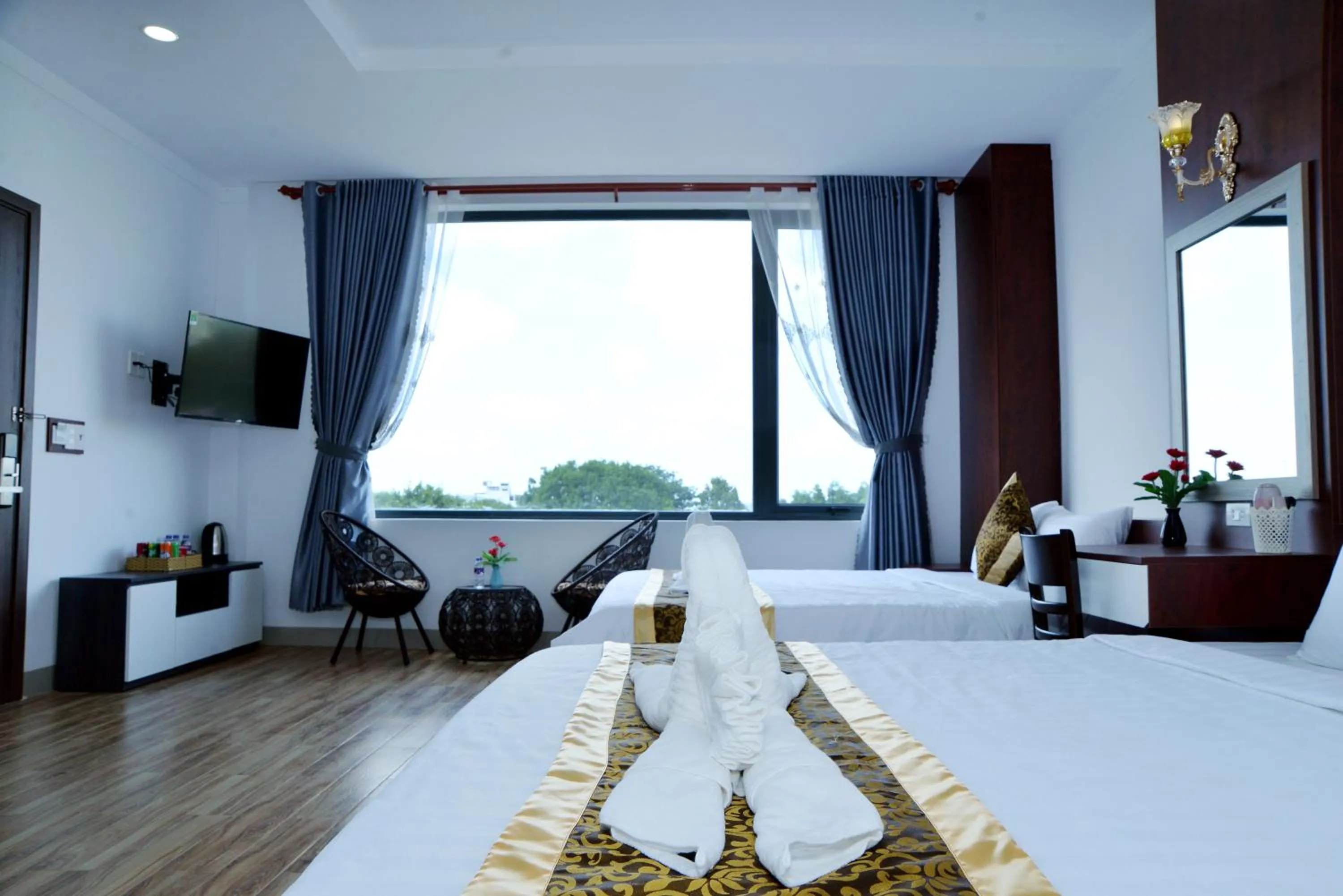 Bed in Buon Ma Thuot Hotel