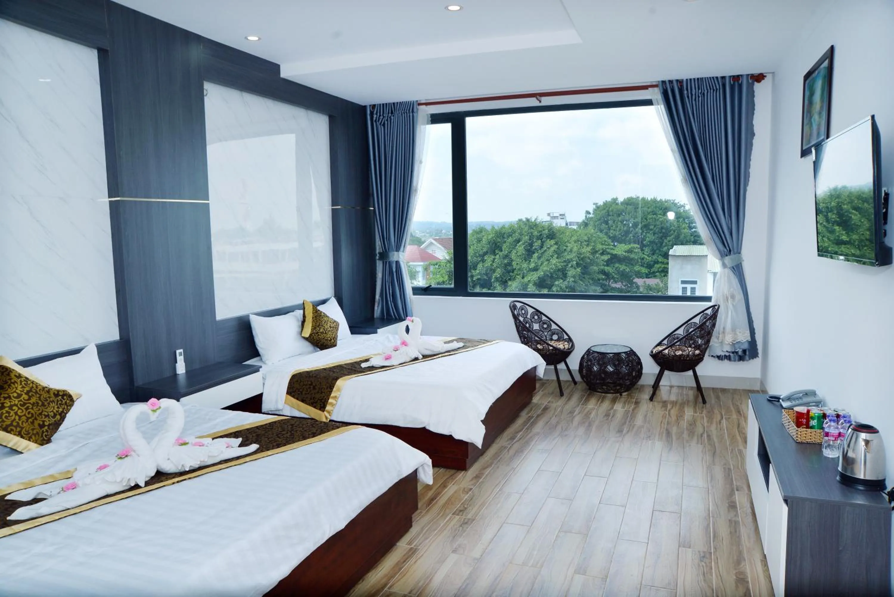 Bed in Buon Ma Thuot Hotel