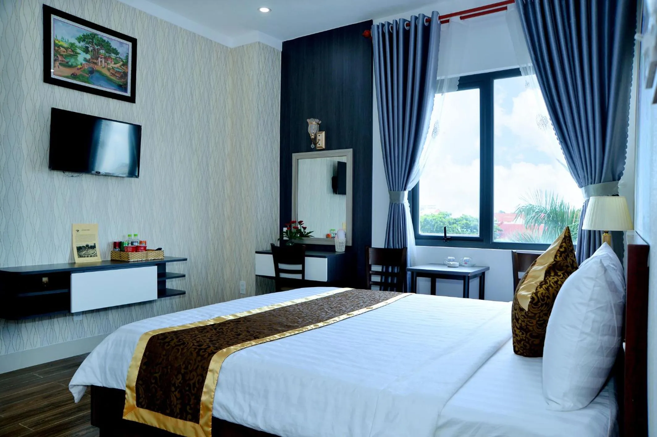 Bed in Buon Ma Thuot Hotel