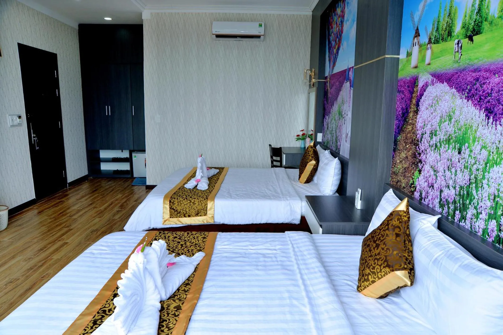 Bed in Buon Ma Thuot Hotel