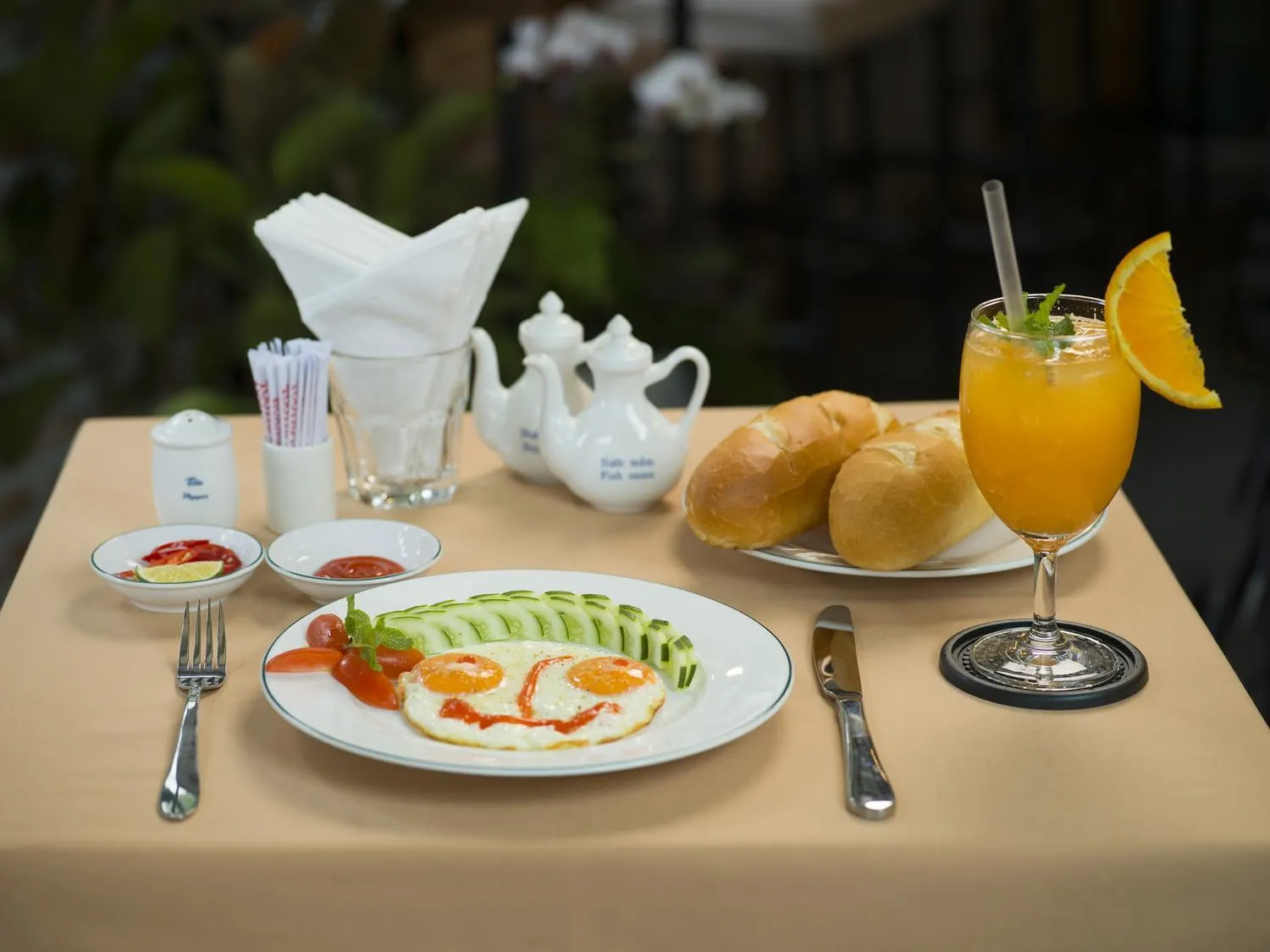Breakfast in Le Soleil Boutique Hotel