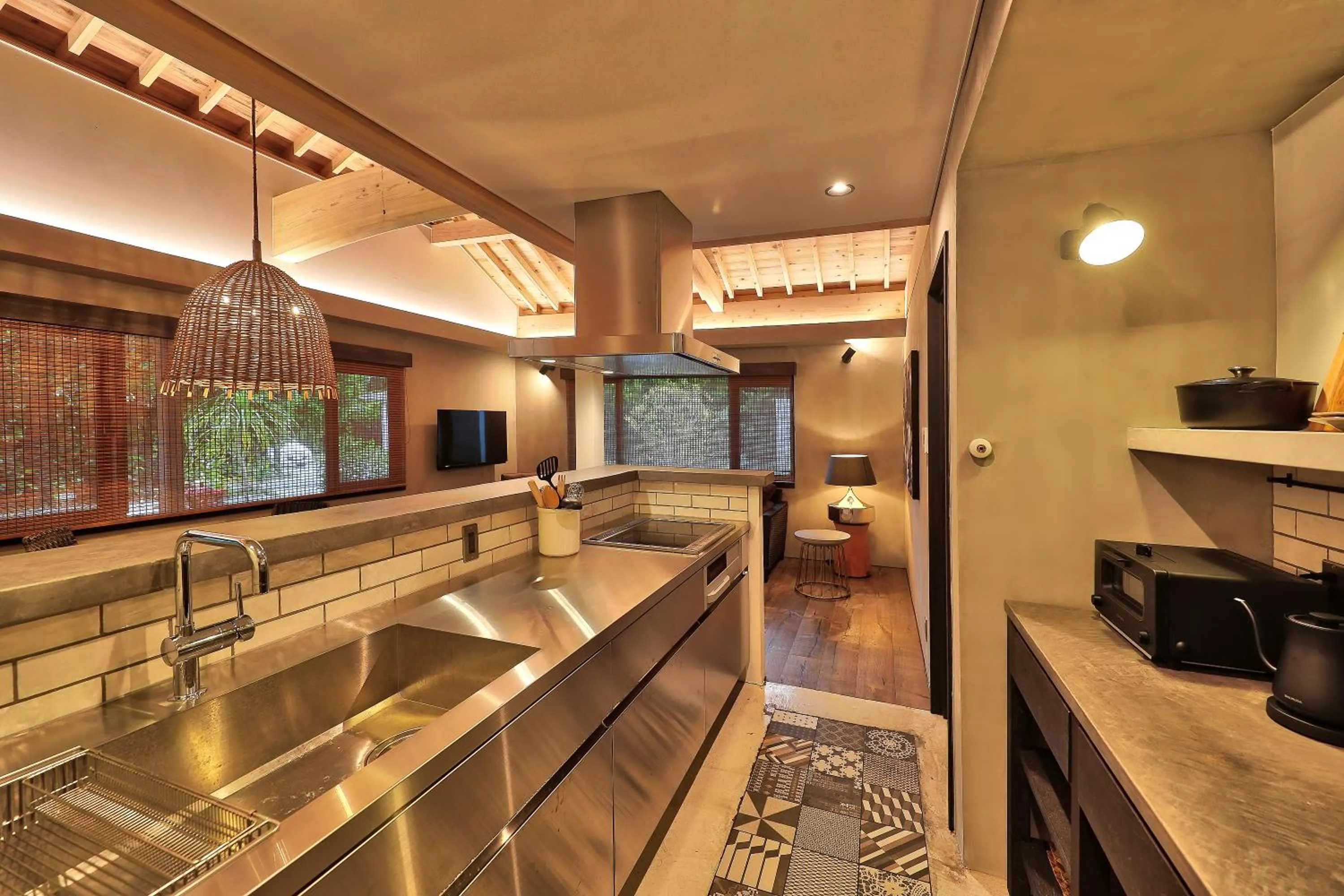 Kitchen or kitchenette in ADAN RESORT HANALI village sesokojima