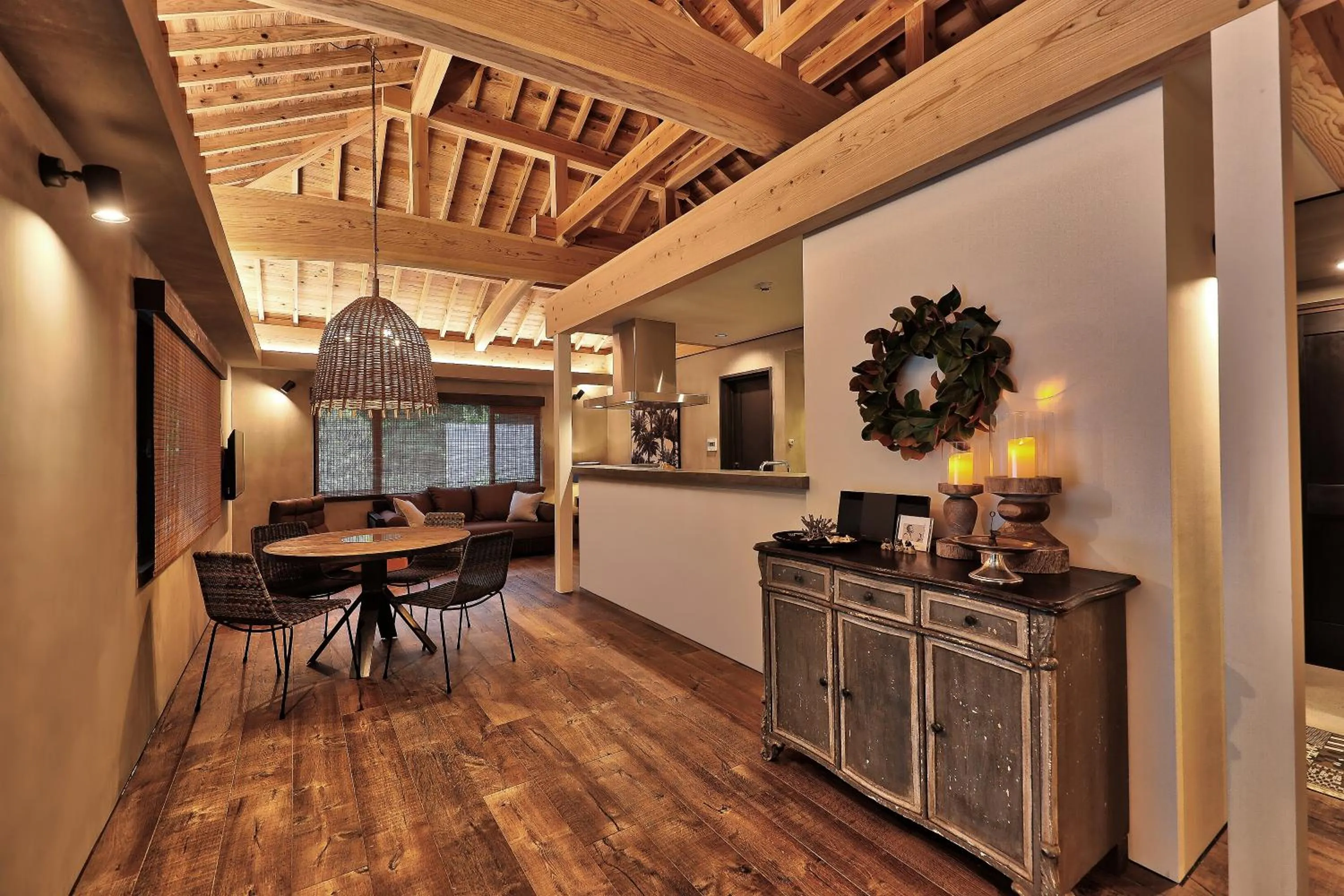 Living room in ADAN RESORT HANALI village sesokojima