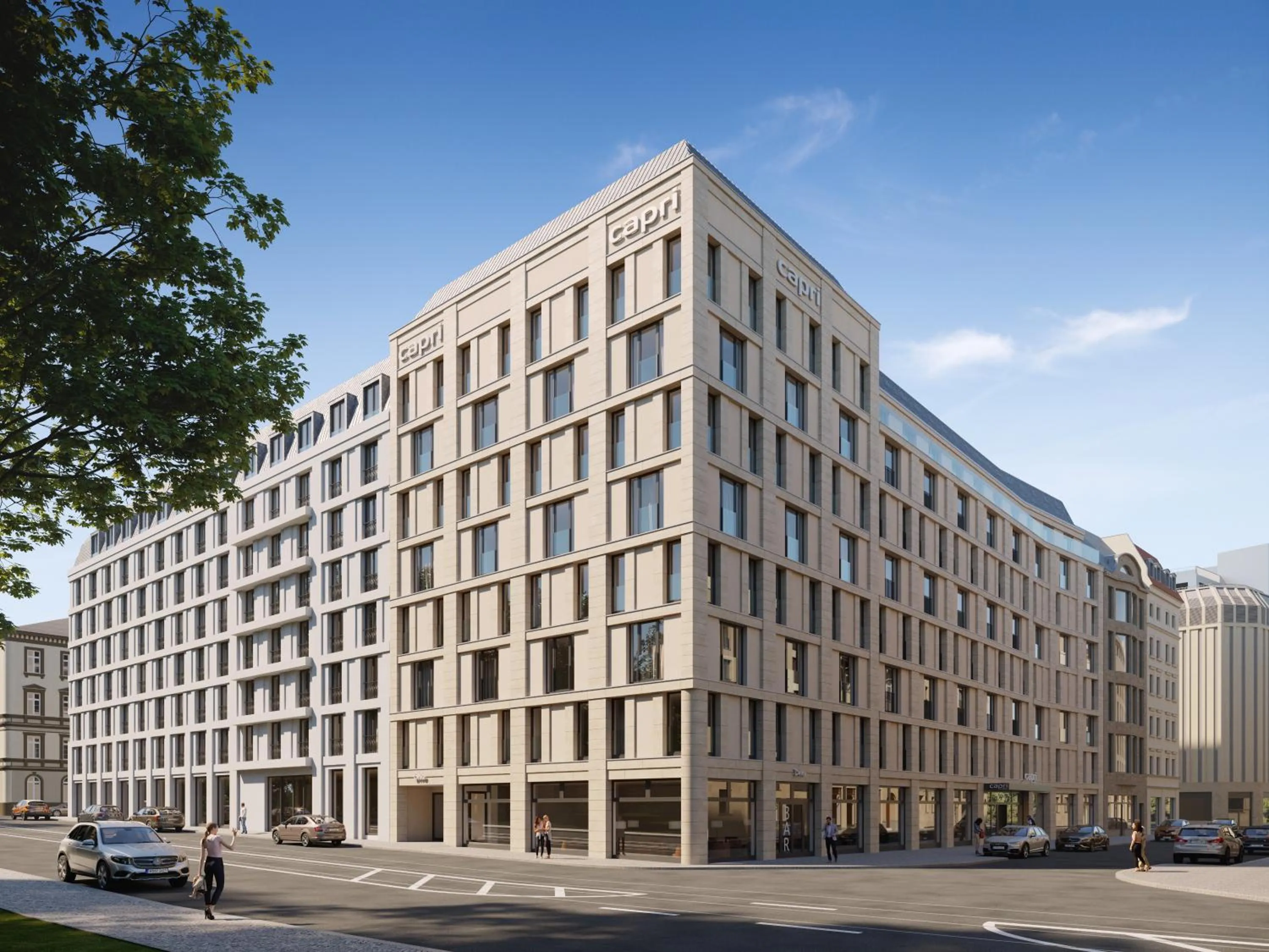 Property building in Capri by Fraser Leipzig