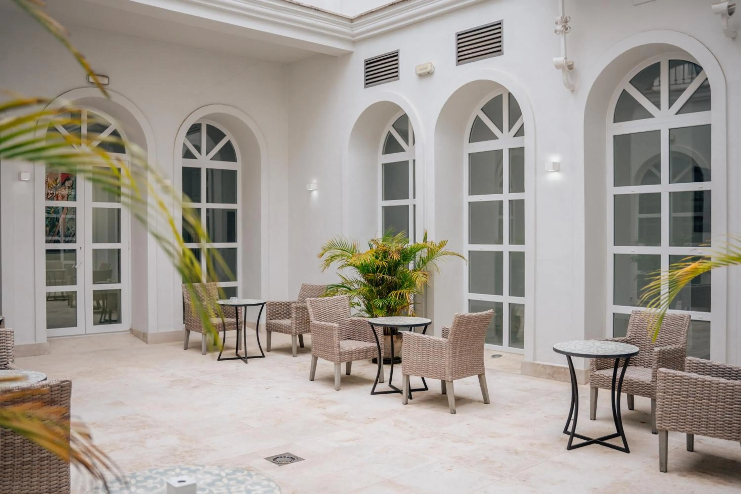 Patio in Hotel Boutique Palacio Corredera