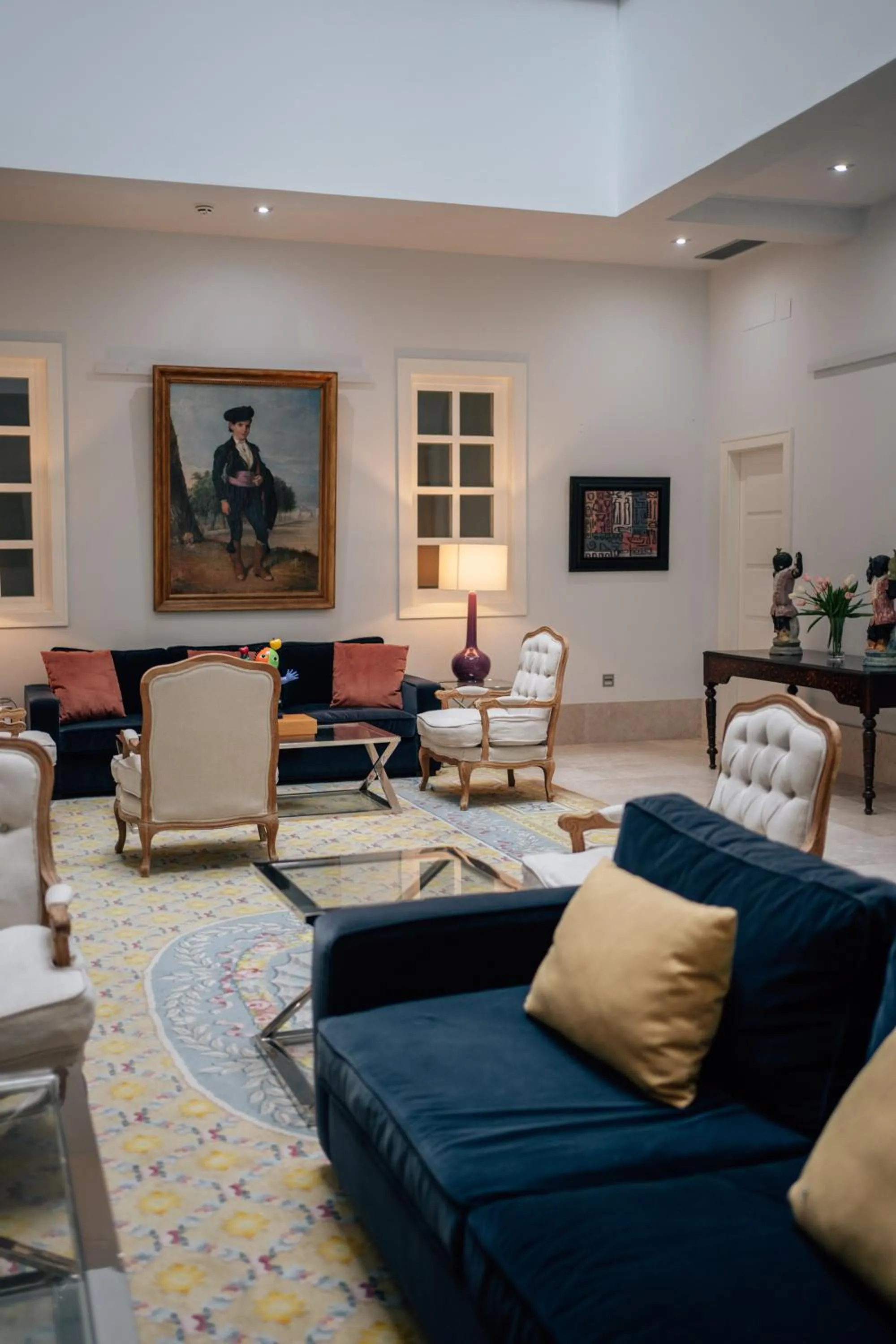 Living room in Hotel Boutique Palacio Corredera