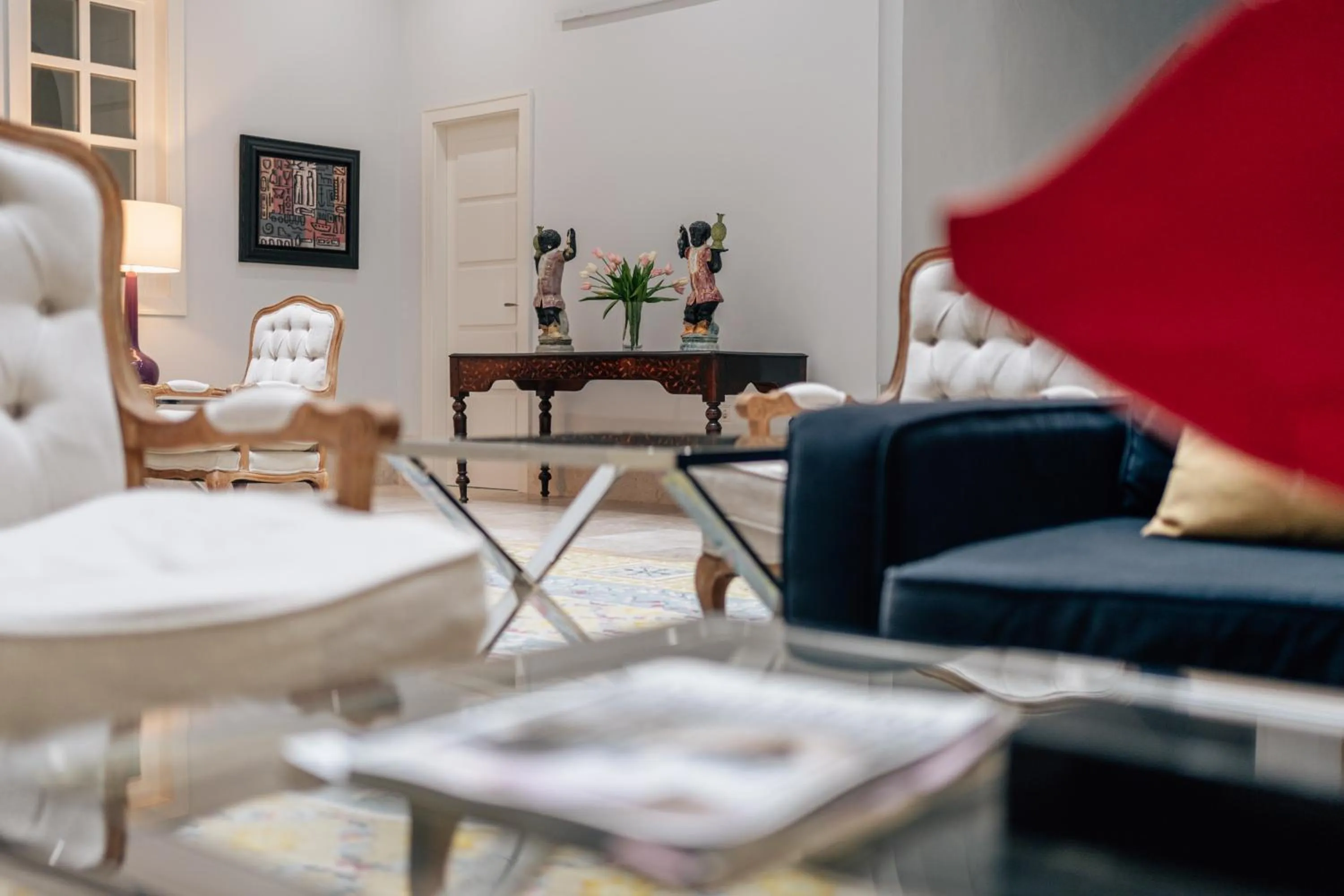 Living room in Hotel Boutique Palacio Corredera
