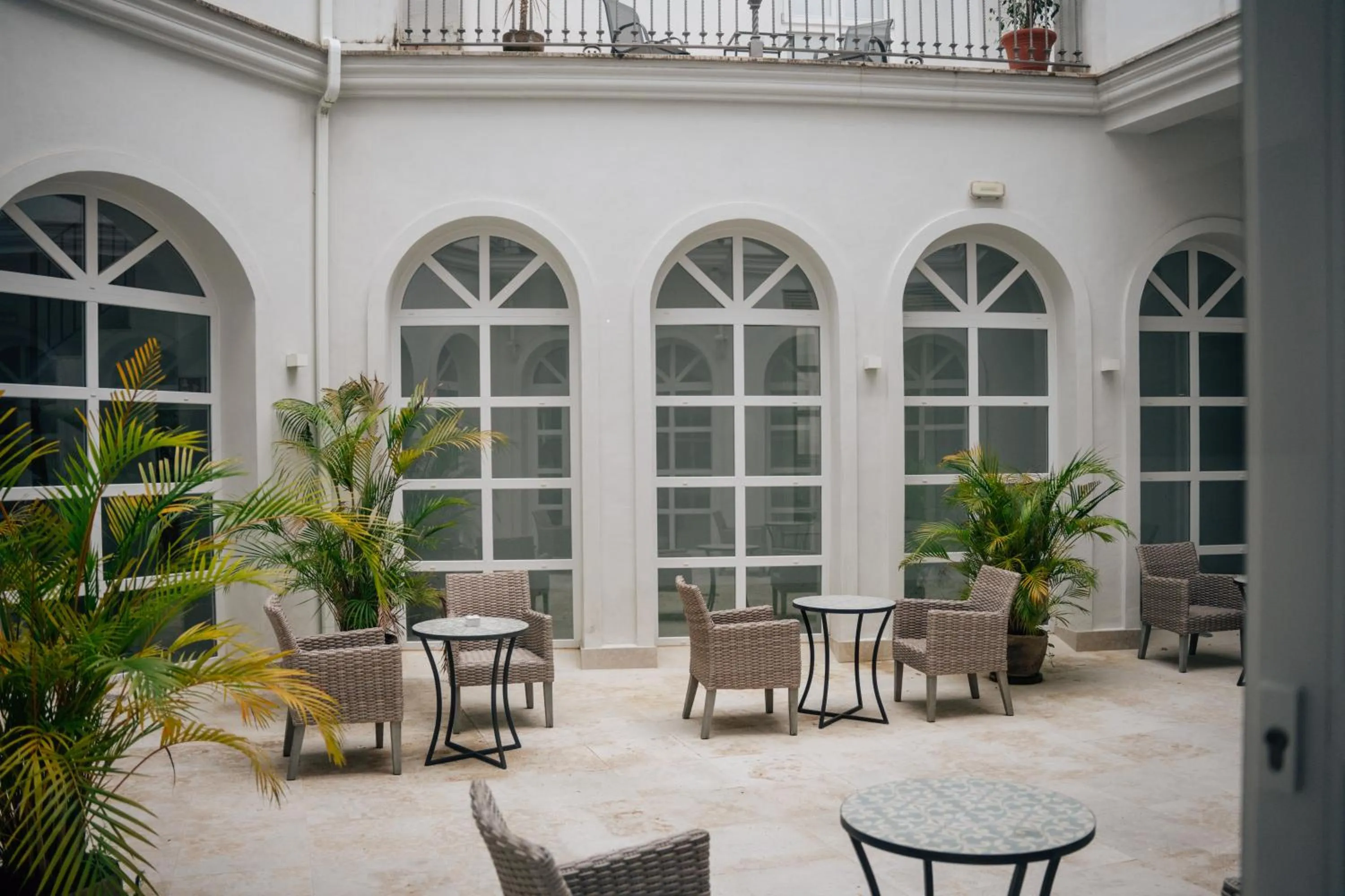 Patio in Hotel Boutique Palacio Corredera