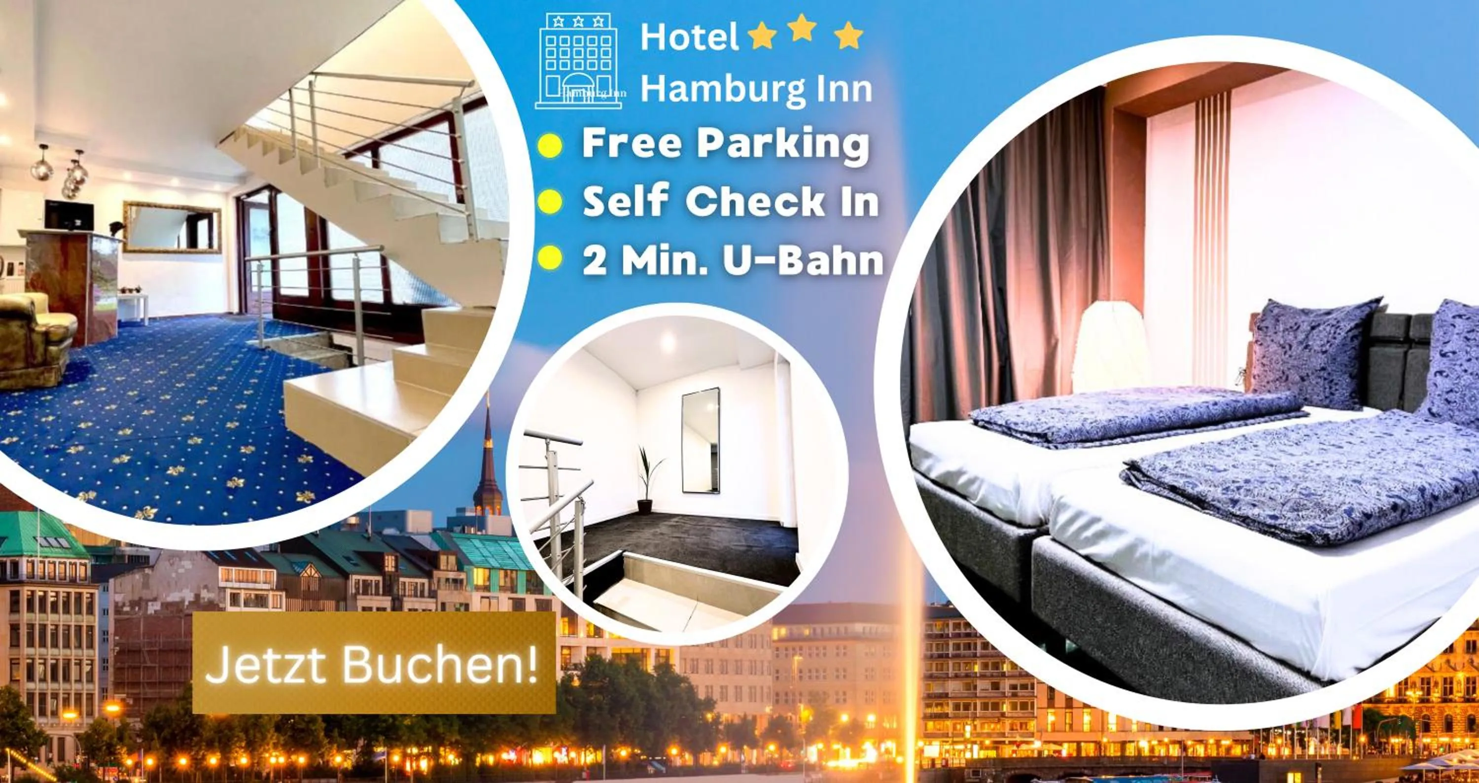 Logo/Certificate/Sign, Bed in Hotel Hamburg Inn