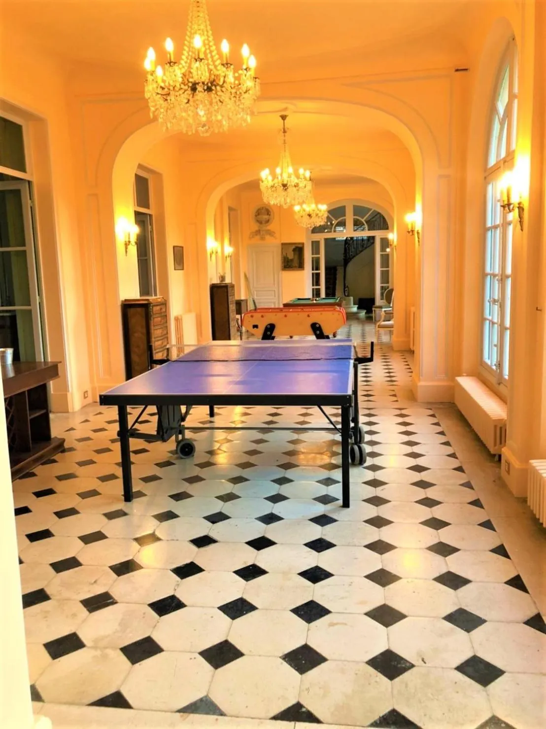 Game Room in Château du Boulay Morin
