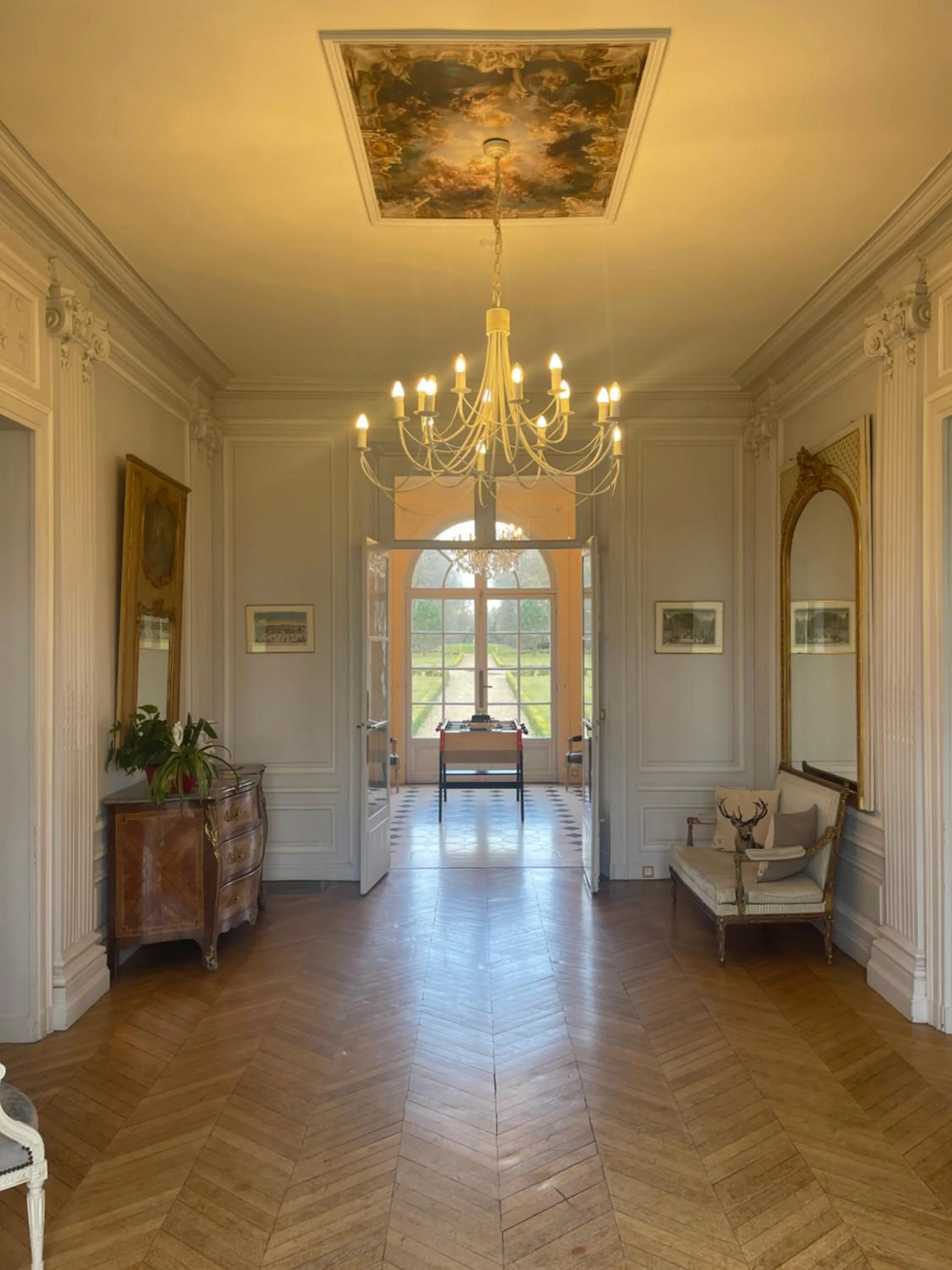 Facade/entrance in Château du Boulay Morin