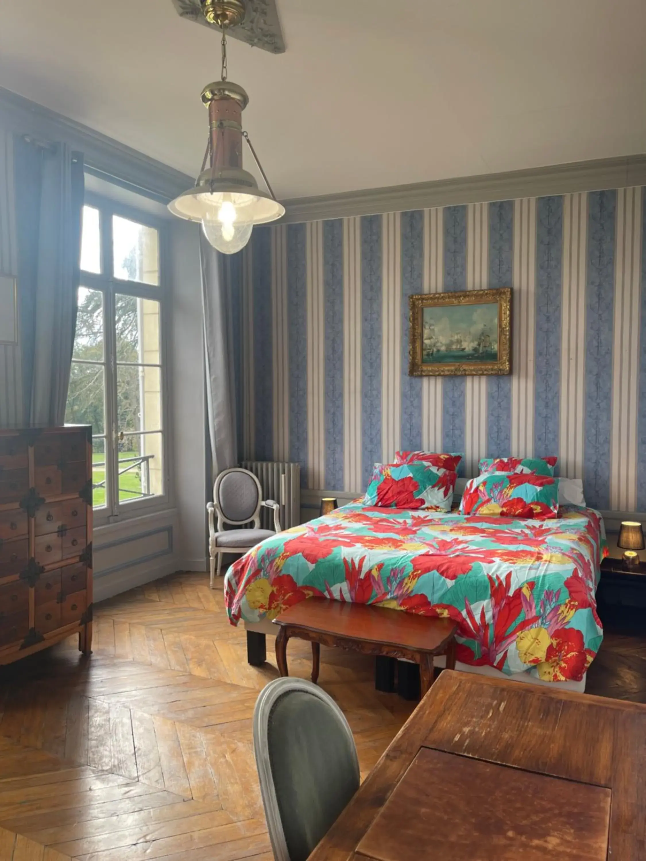 Room with Garden View in Château du Boulay Morin Room with Garden View in Château du Boulay Morin