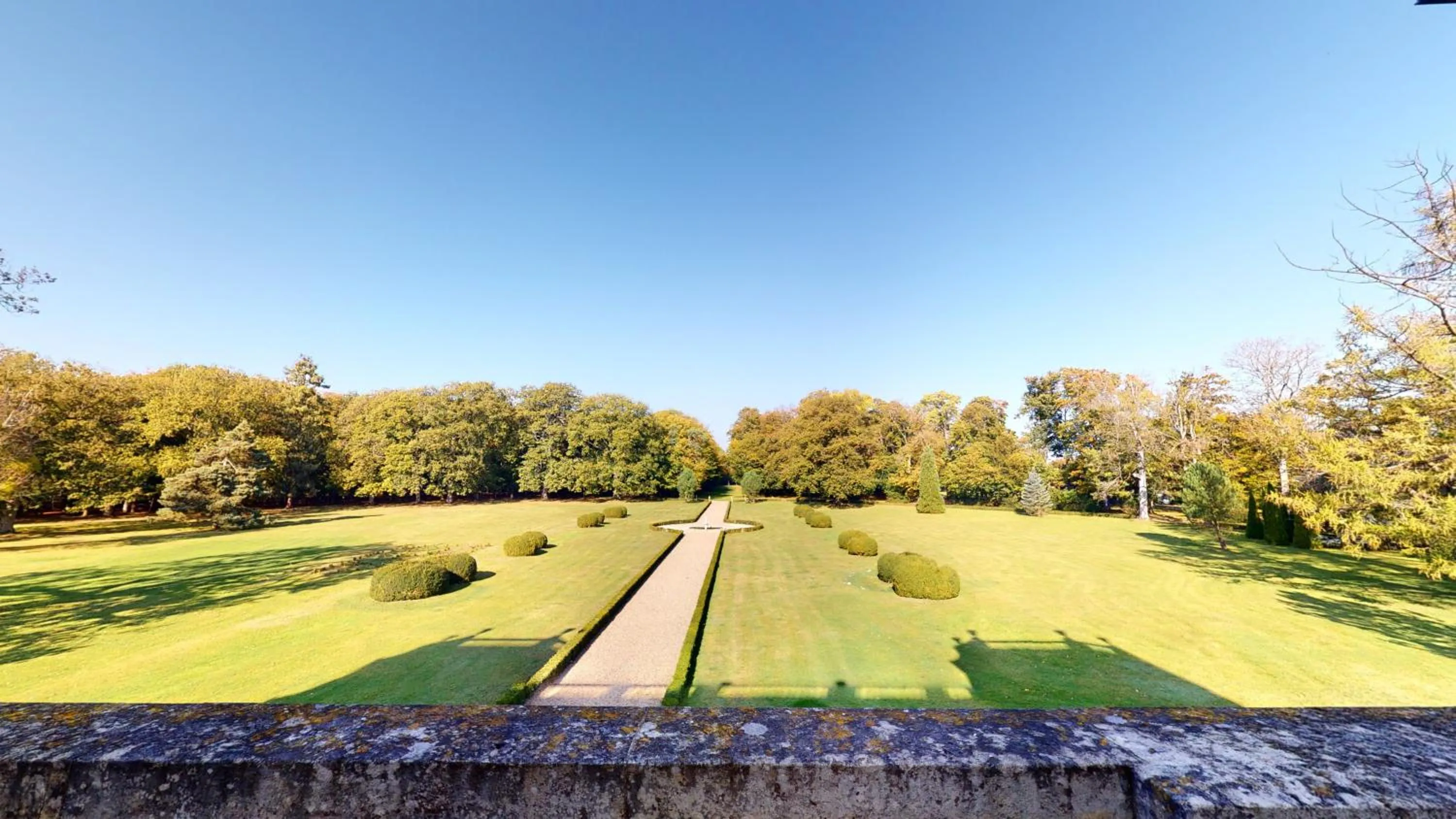 Natural landscape in Château du Boulay Morin