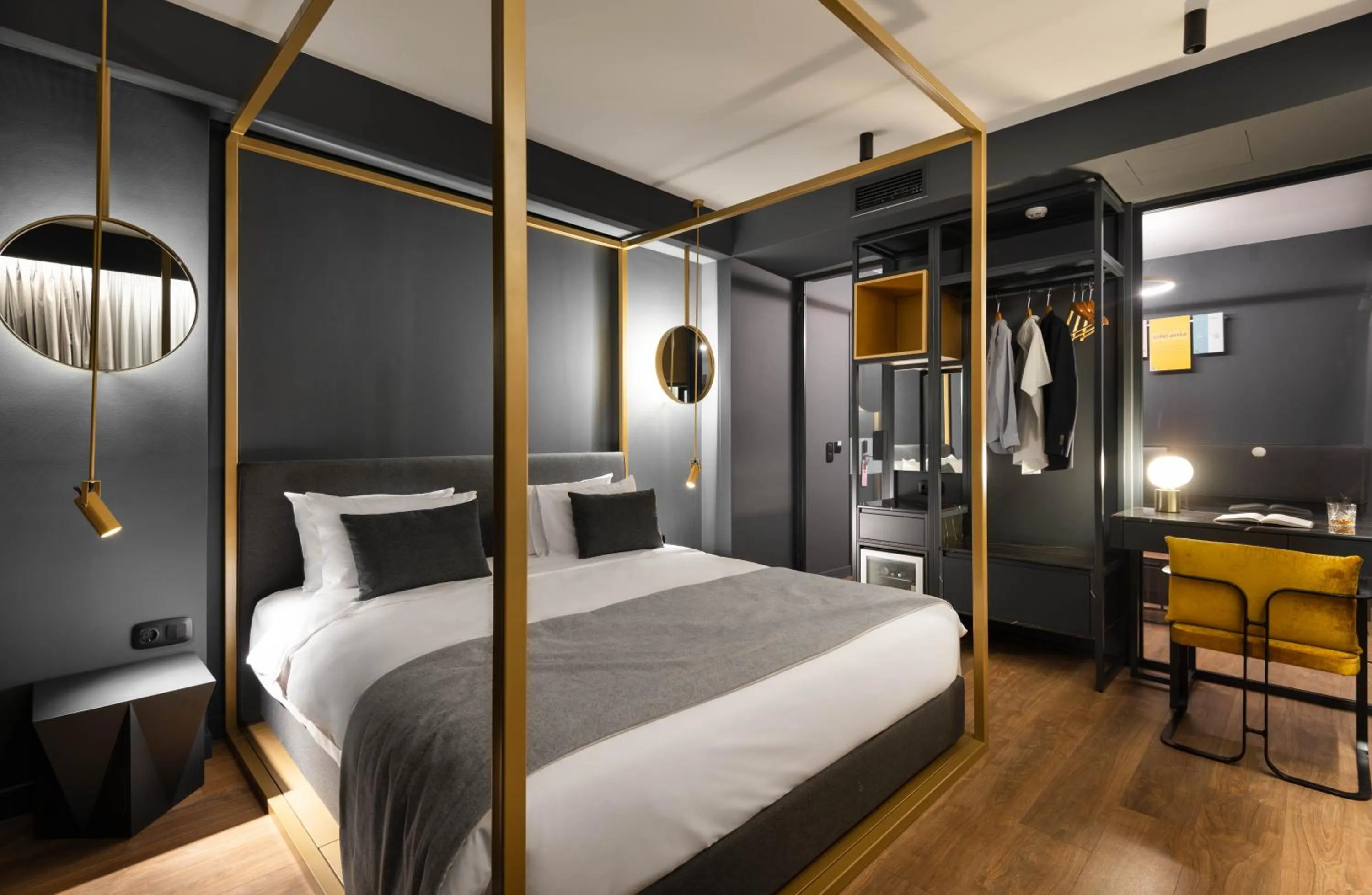 Bed in Colors Hotel Athens