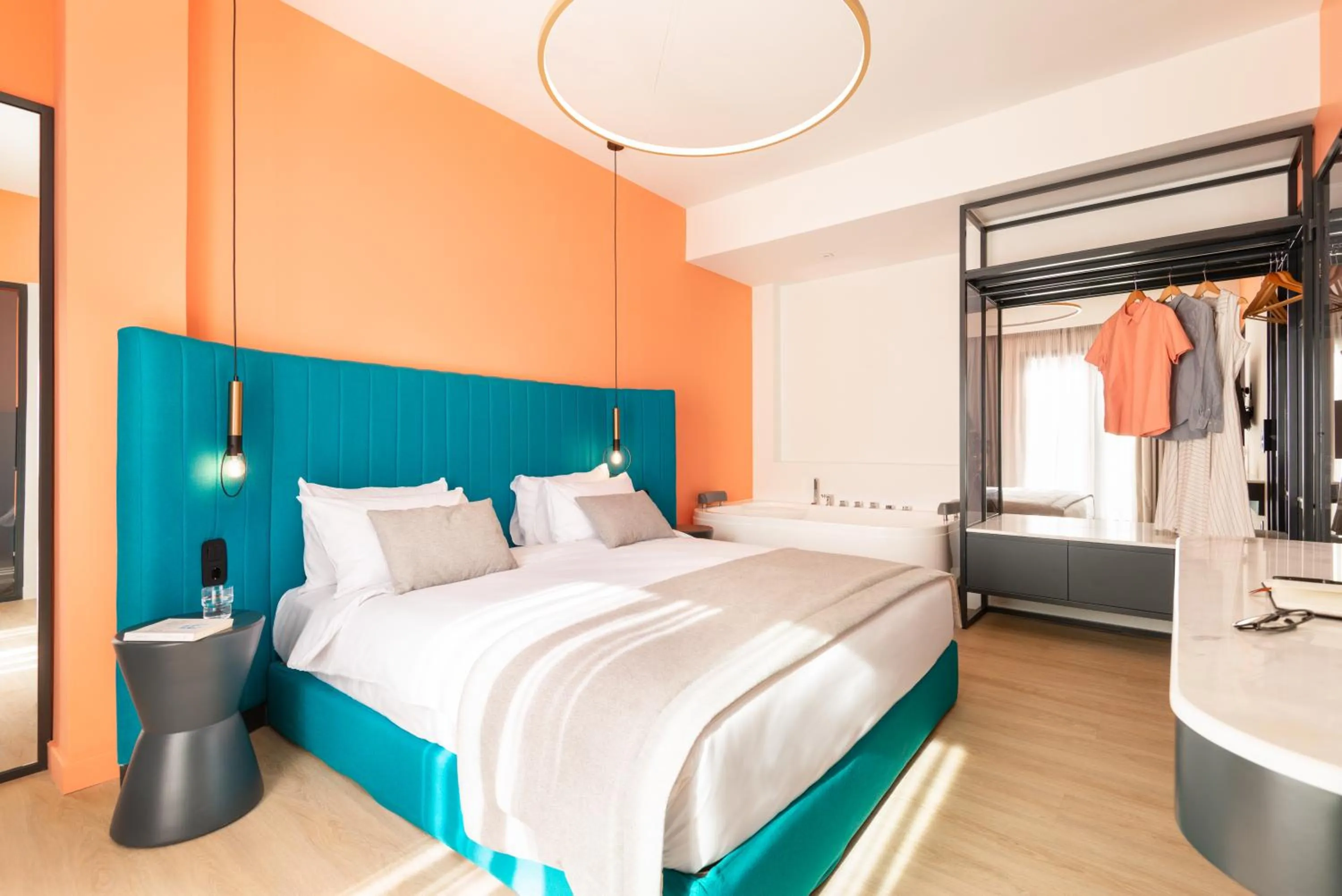 Bed in Colors Hotel Athens