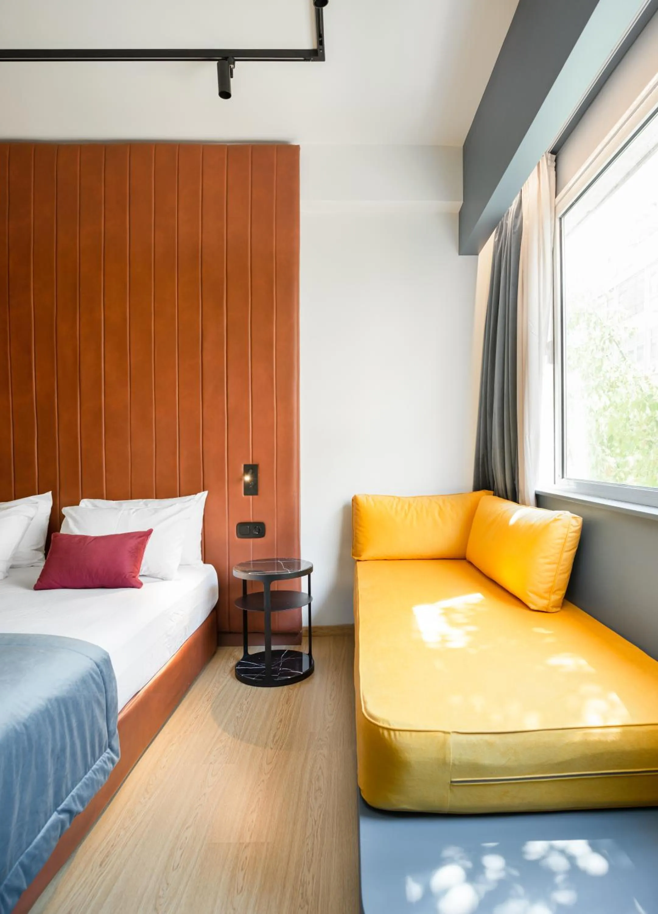 Bed in Colors Hotel Athens