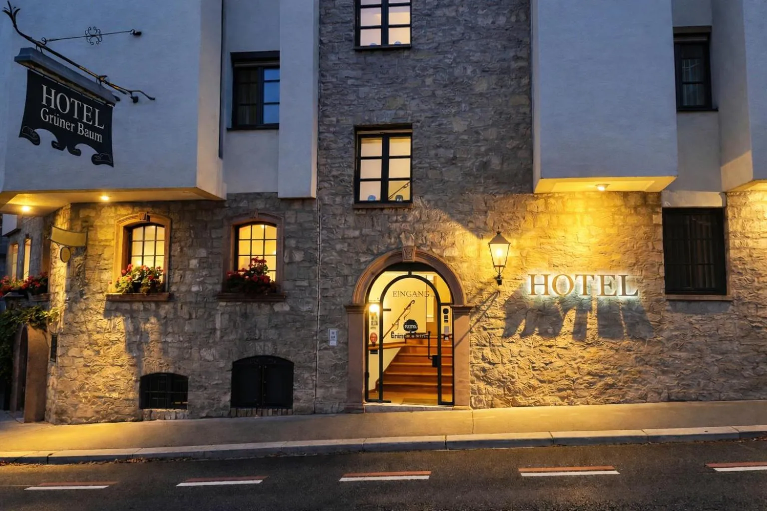 Property building in Hotel Grüner Baum